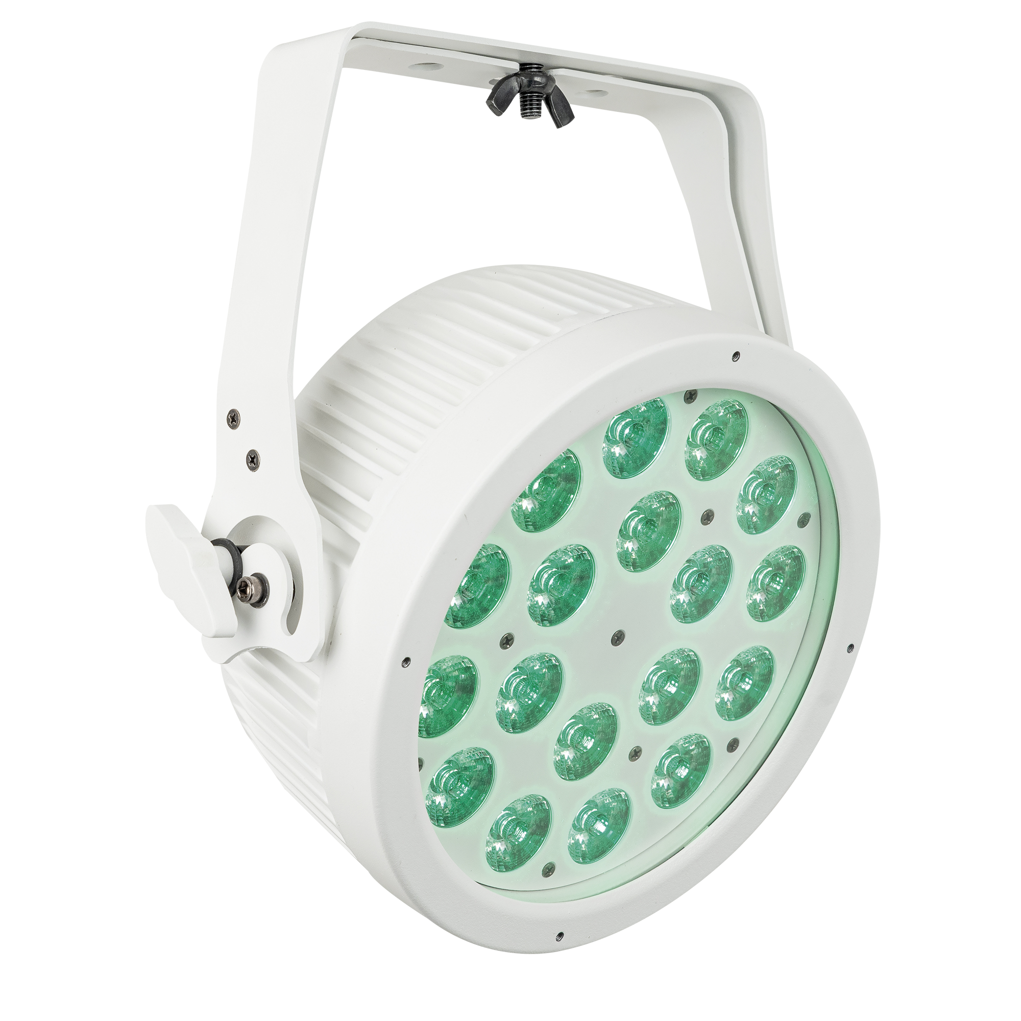 Showtec Compact Par 18 Q4 White Parcan 18x 7 W LED RGBW - bianca