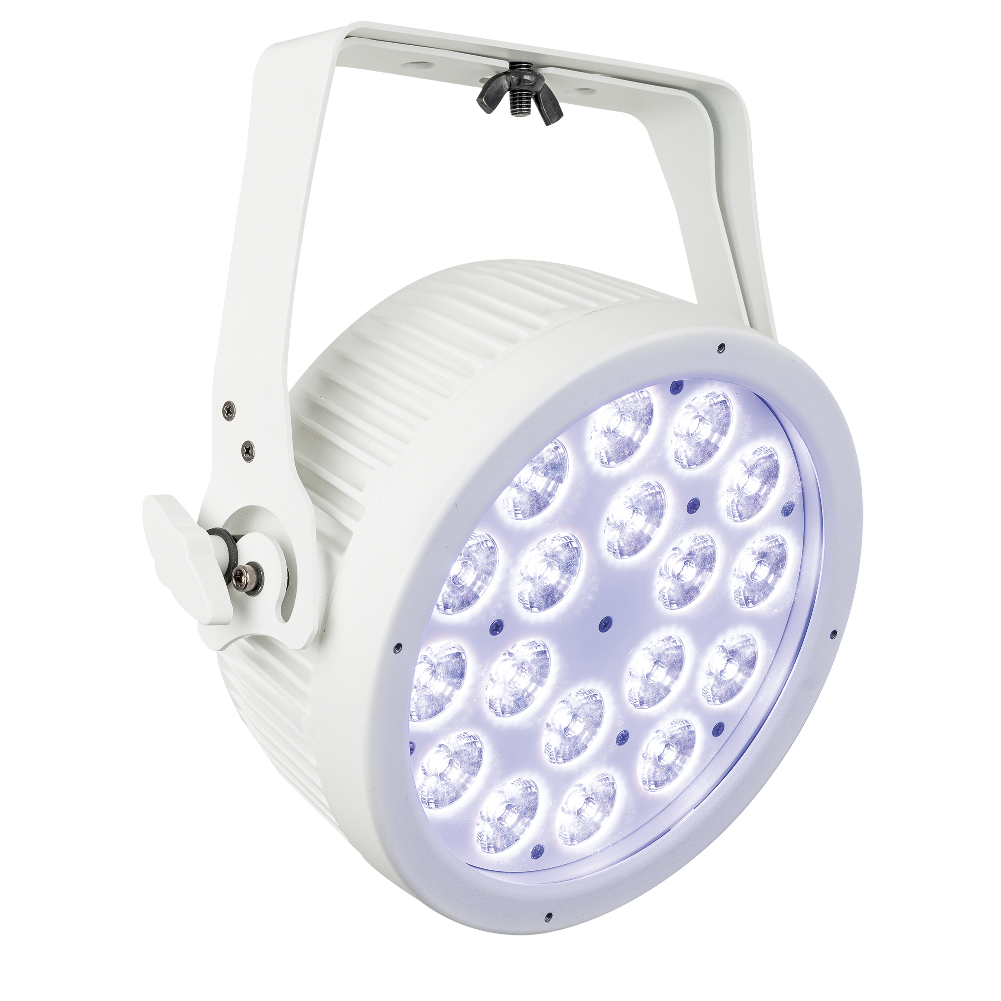 Showtec Compact Par 18 Q4 White Parcan 18x 7 W LED RGBW - bianca