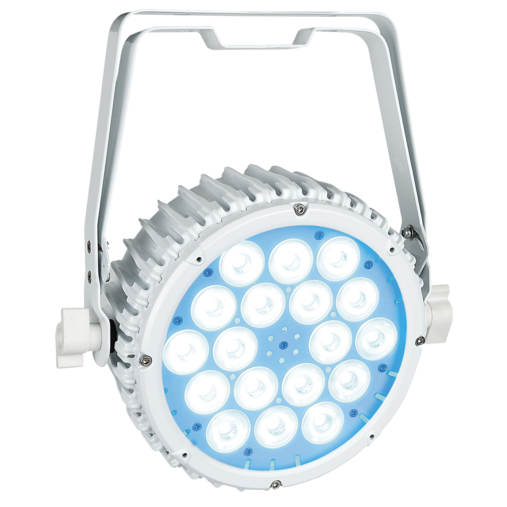 Showtec Compact Par 18 MKII White Parcan 18x 3 W LED RGB - bianca