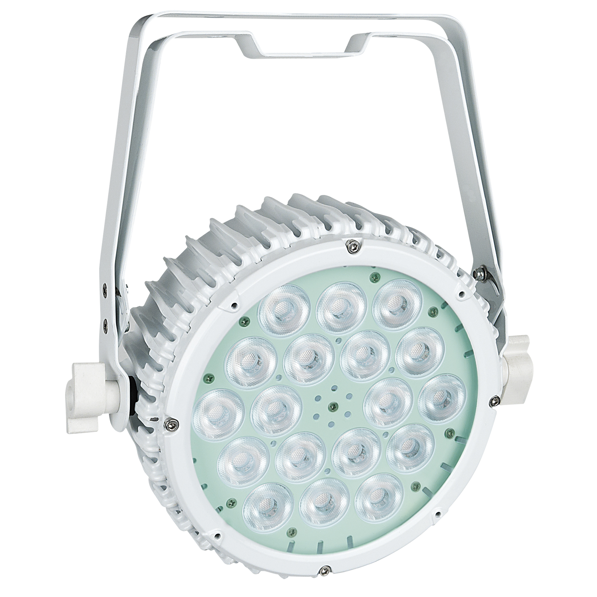 Showtec Compact Par 18 MKII White Parcan 18x 3 W LED RGB - bianca