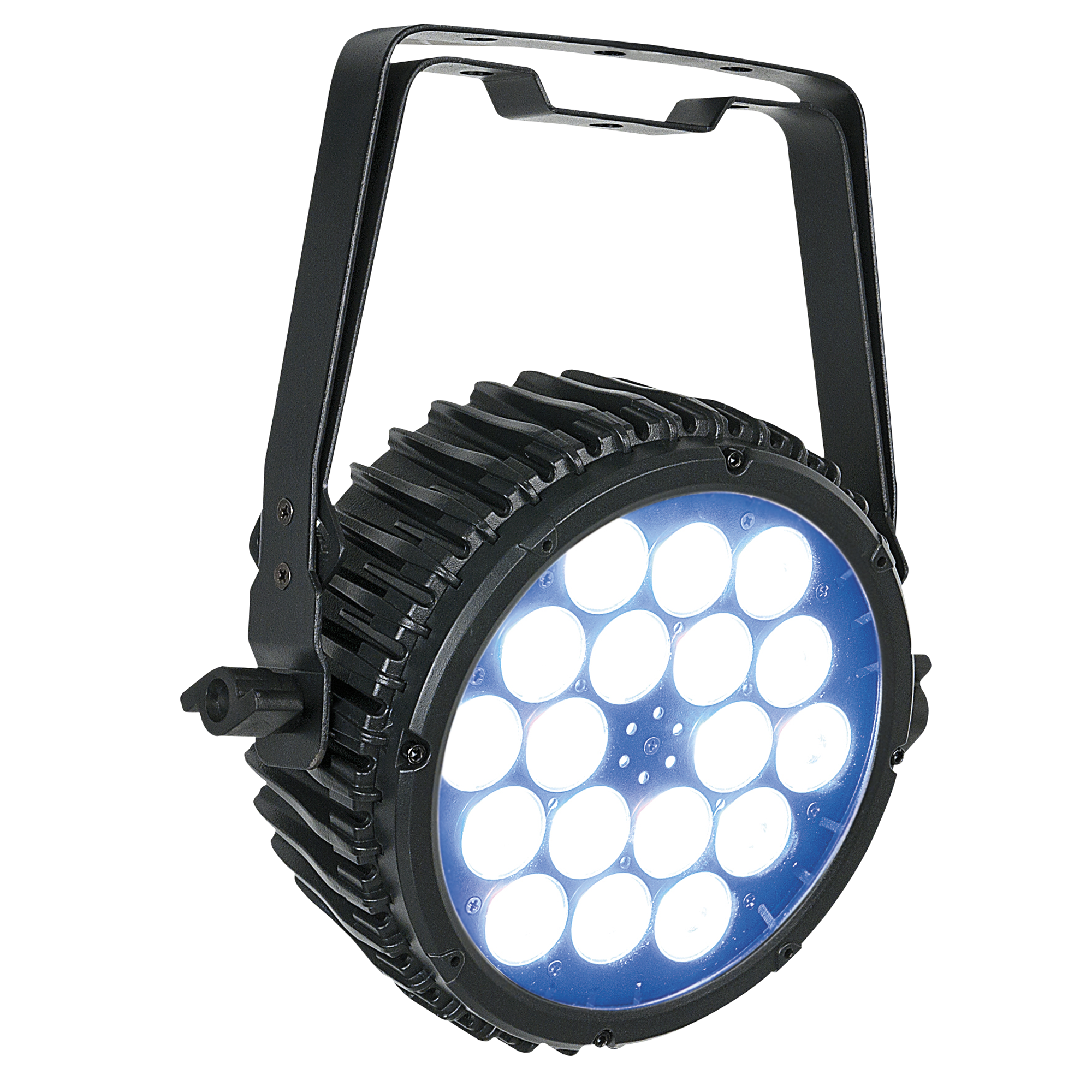 Showtec Compact Par 18 MKII Black Parcan 18x 3 W LED RGB - nero