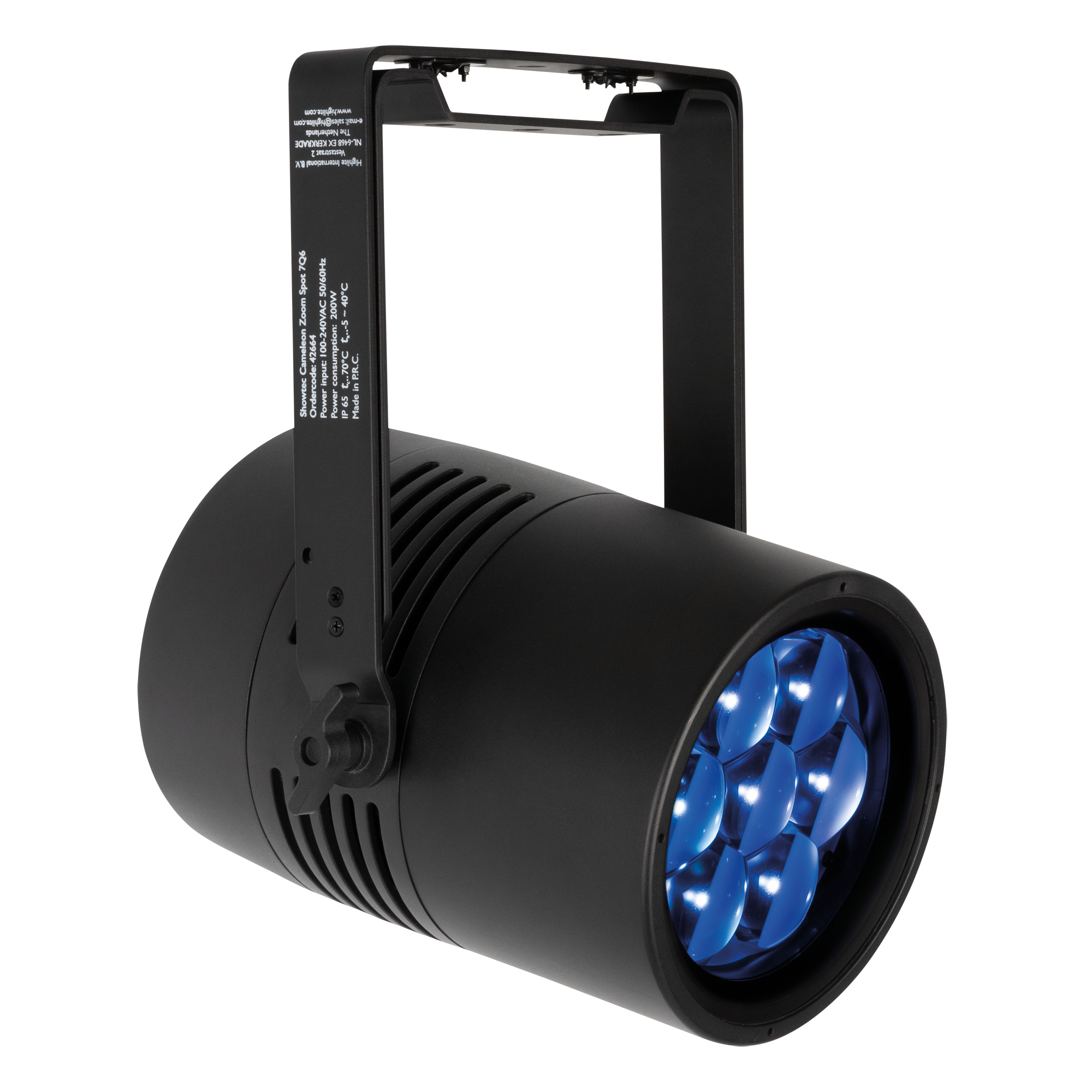 SHOWTEC Cameleon Zoom Spot 7Q6 Tour 7x 50 W RGBWA-UV Spot