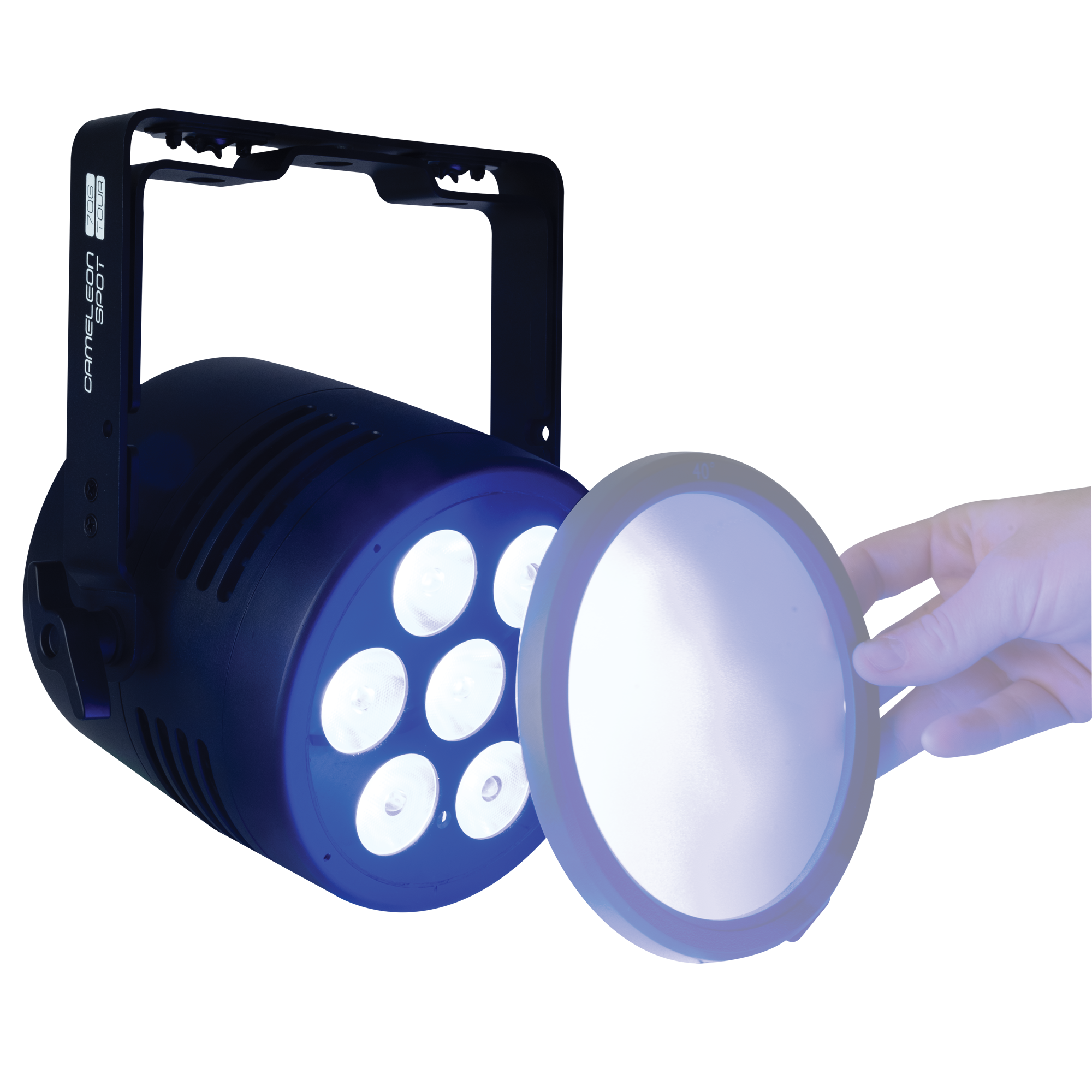 SHOWTEC Cameleon Spot 7Q6 Tour 7x 12 W RGBWA-UV LED Spot