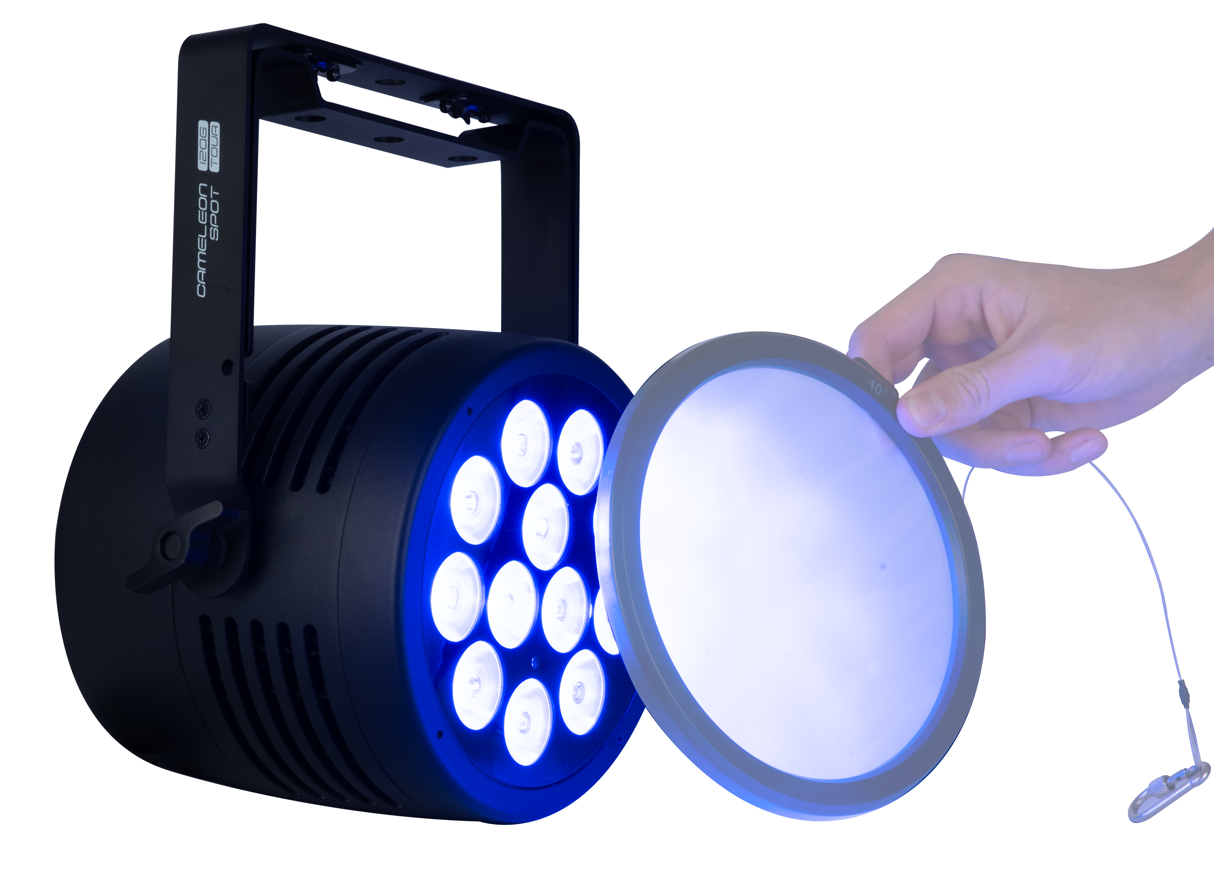 SHOWTEC Cameleon Spot 12Q6 Tour 12x 12 W RGBWA-UV LED Spot