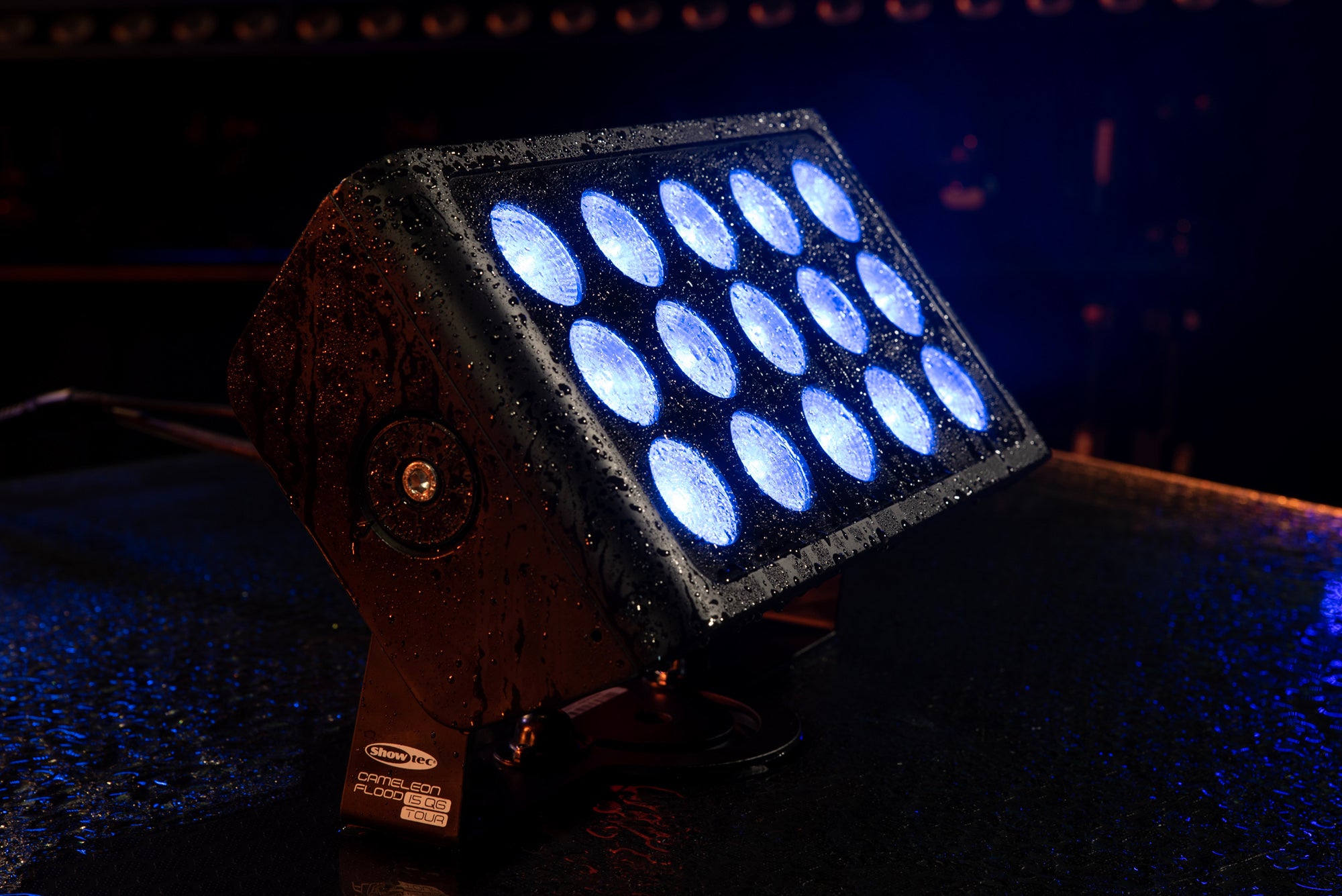 SHOWTEC Cameleon Flood 15 Q6 Tour 15x 10 W RGBWA-UV LED - Power Pro True