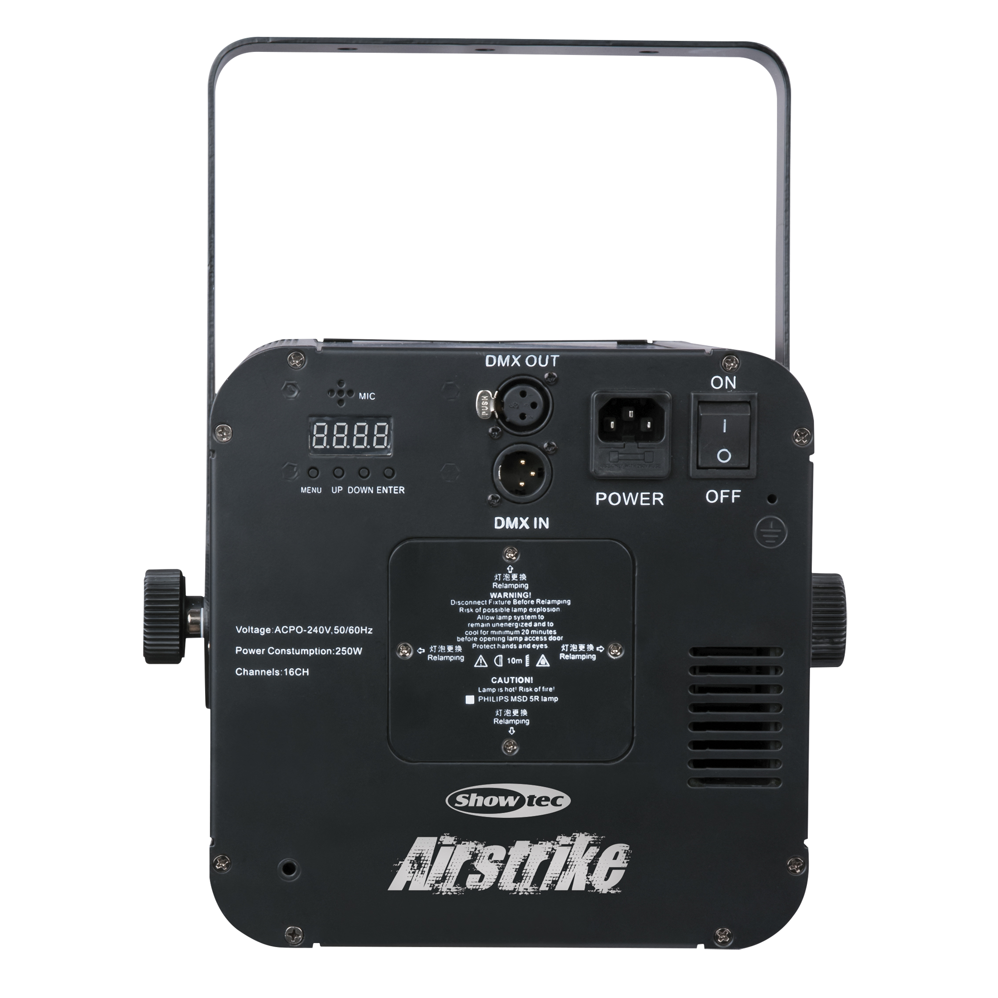 Showtec Airstrike Effetto Quad Beam 5R