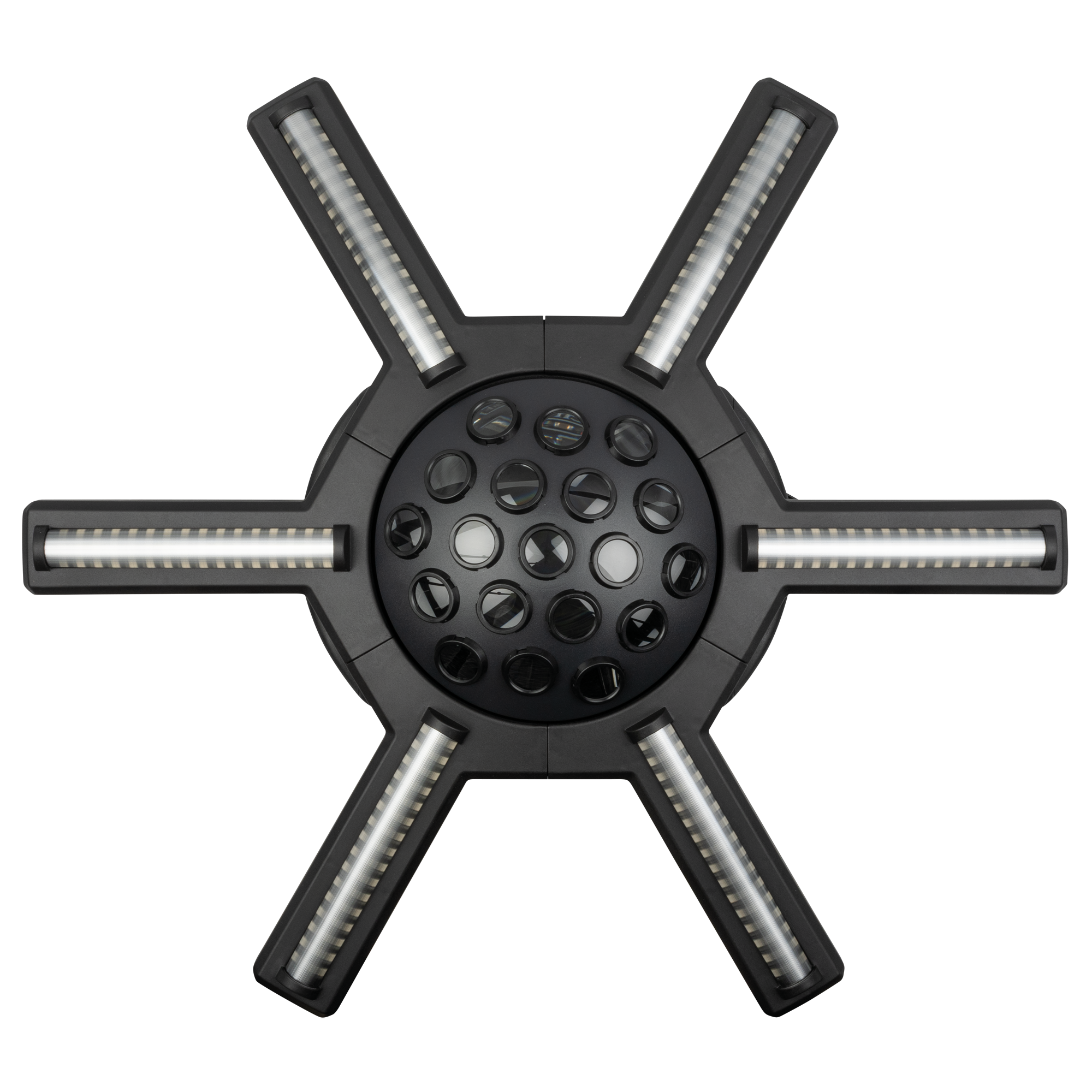 Showtec Hurricane 320 Effetto moonflower RGBW con bracci rotanti