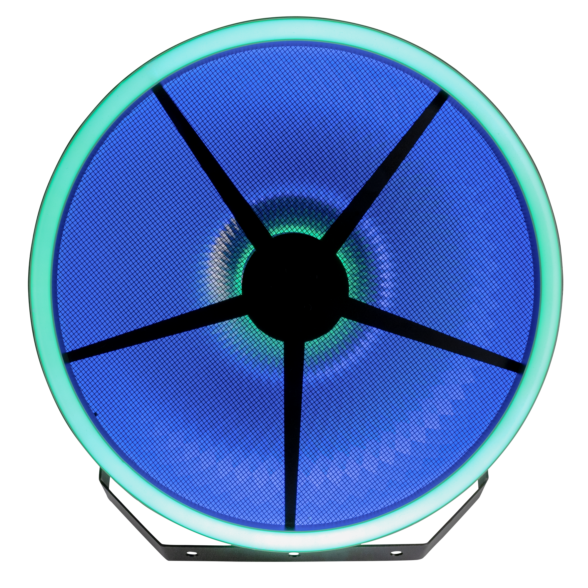 SHOWTEC Goliath Effetto luce retrò con simulazione di tungsteno e doppio anello LED RGB