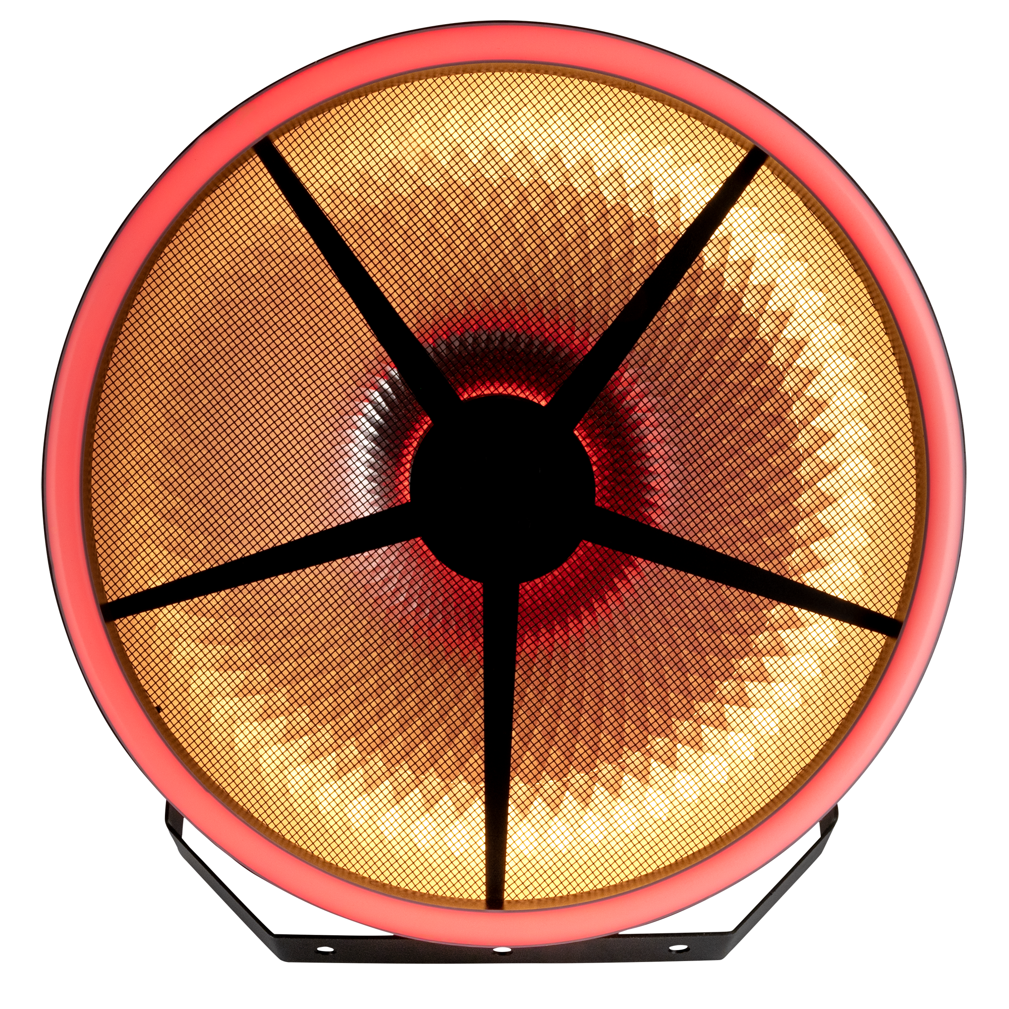 SHOWTEC Goliath Effetto luce retrò con simulazione di tungsteno e doppio anello LED RGB