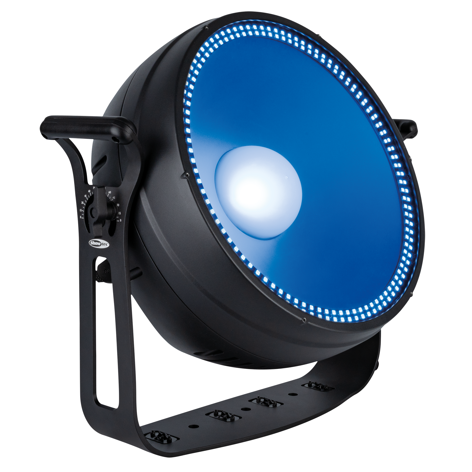 Showtec Lumina Sola 500 W RGBAL LED blinder con effetto anello LED RGB