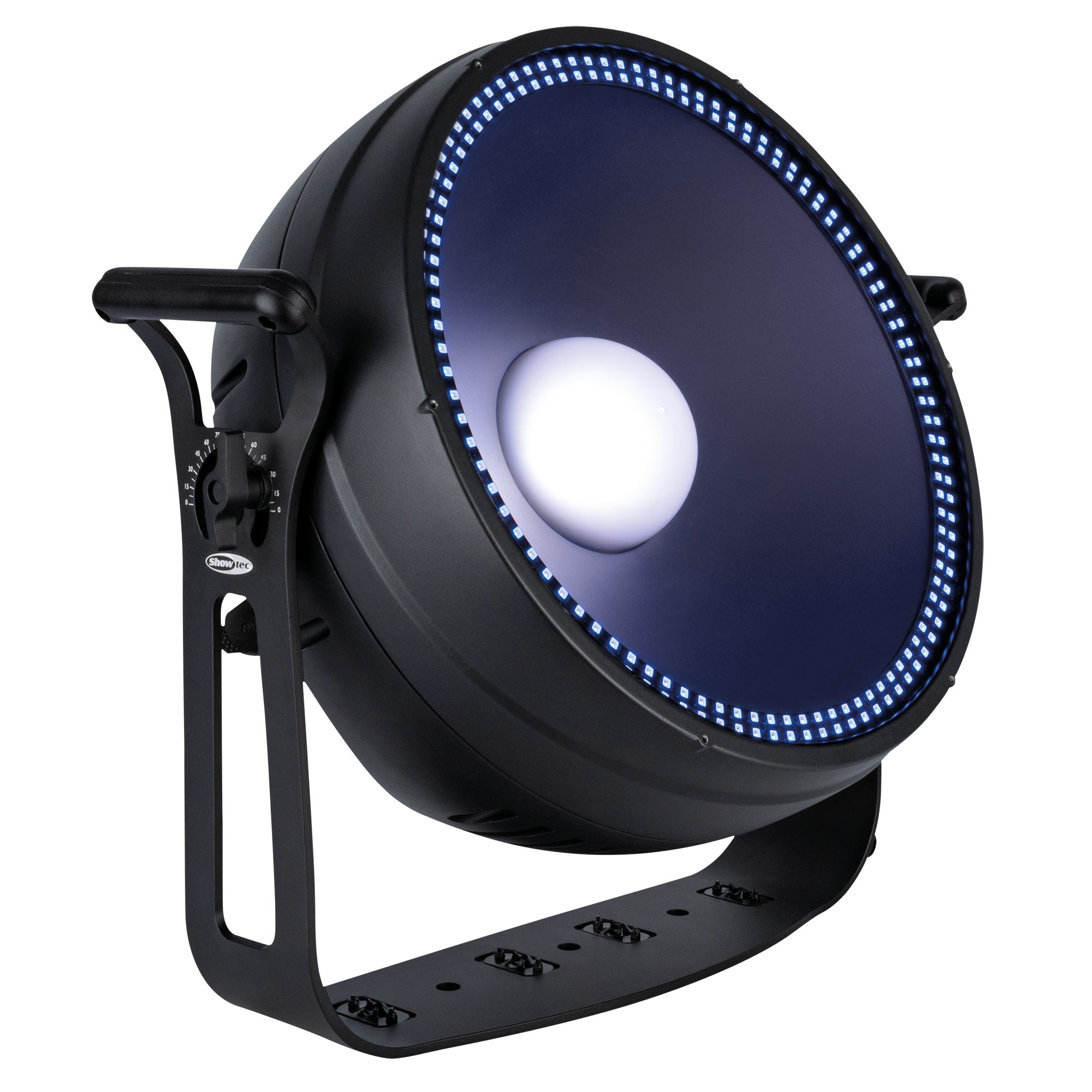 SHOWTEC Lumina Sola 500 W RGBAL LED blinder con effetto anello LED RGB