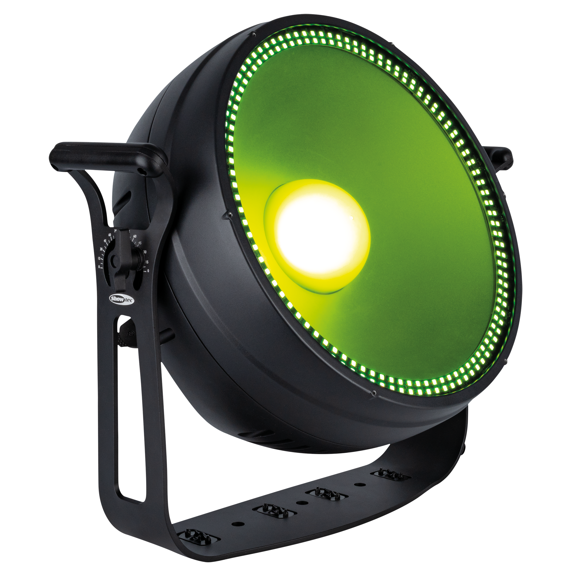 Showtec Lumina Sola 500 W RGBAL LED blinder con effetto anello LED RGB
