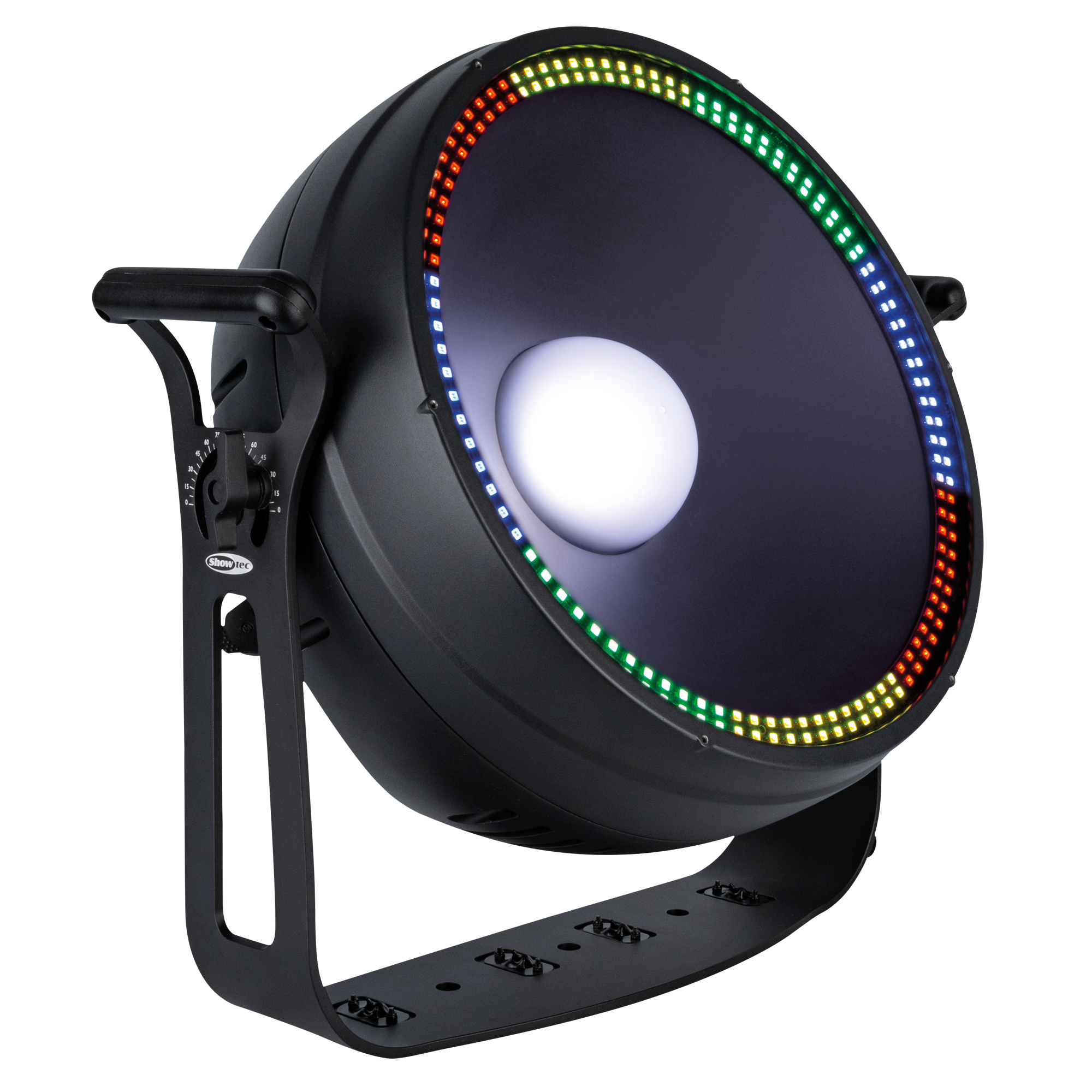Showtec Lumina Sola 500 W RGBAL LED blinder con effetto anello LED RGB