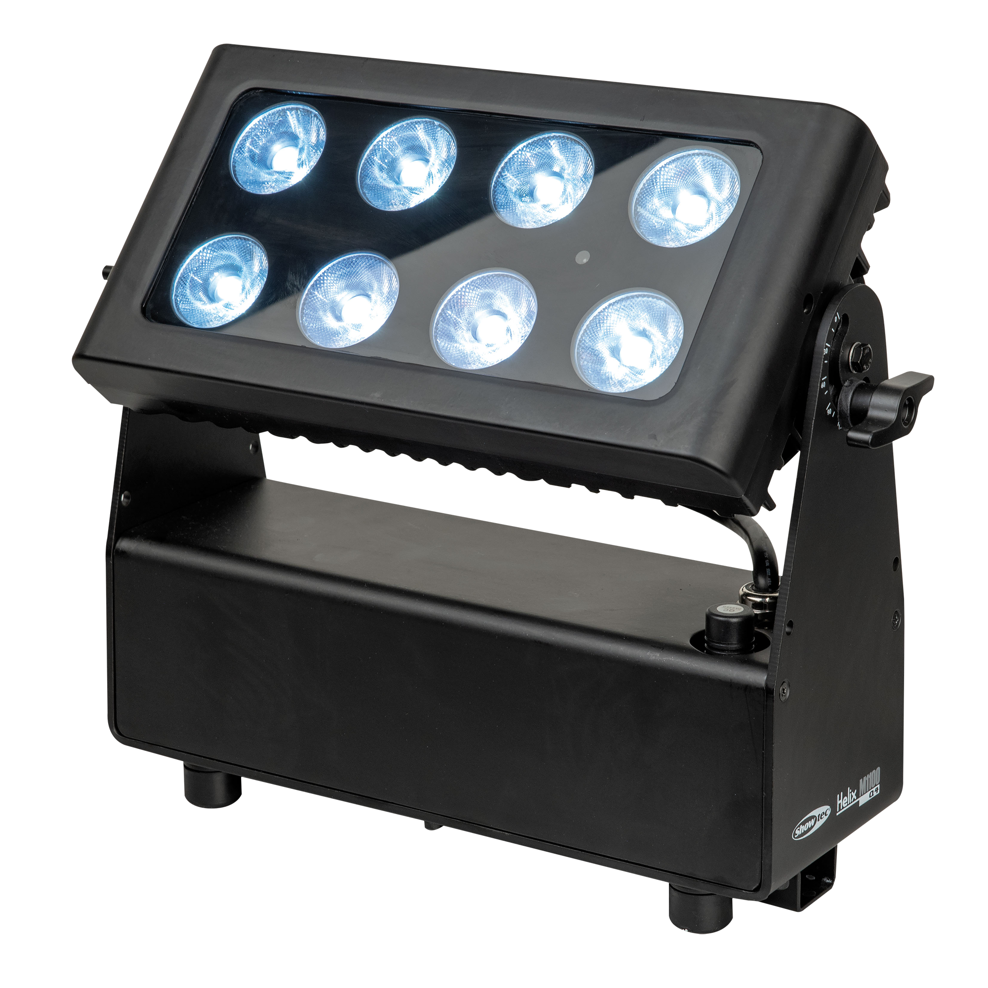 SHOWTEC Helix M1100 Q4 Mobile Wash RGBW 8 LED da 10 W (CRMX & WDMX)