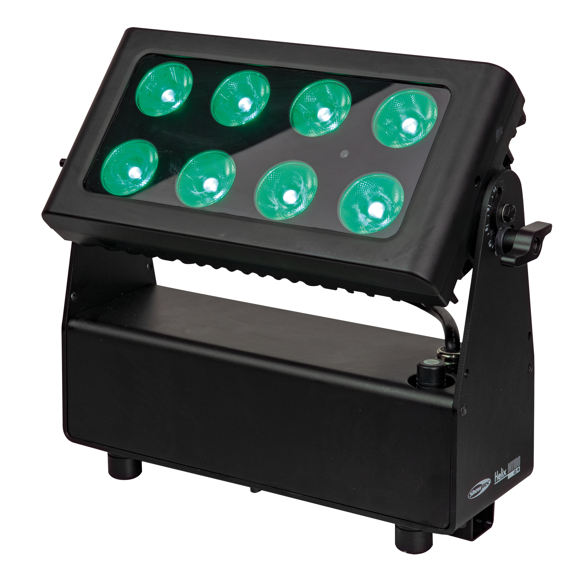 SHOWTEC Helix M1100 Q4 Mobile Wash RGBW 8 LED da 10 W (CRMX & WDMX)