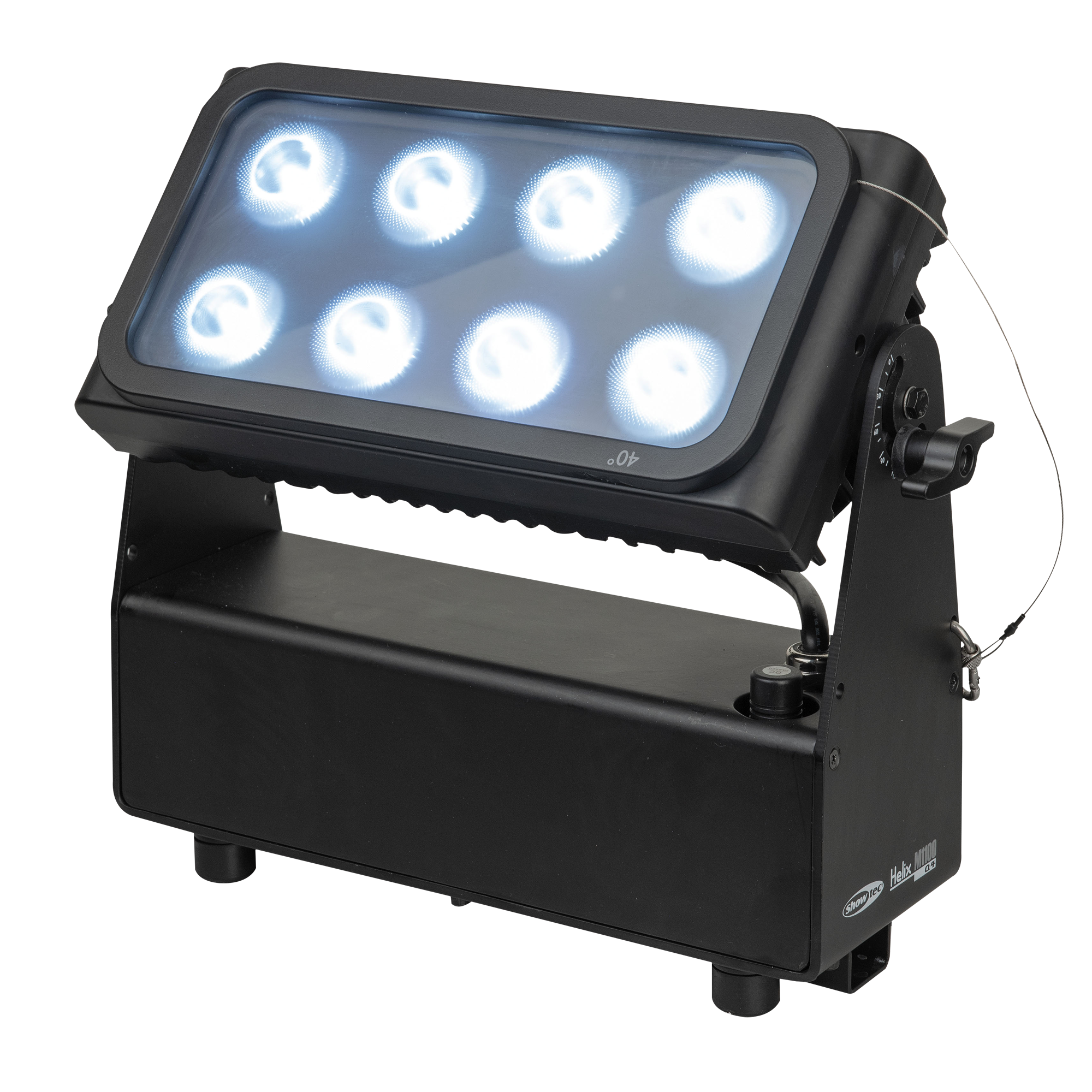 SHOWTEC Helix M1100 Q4 Mobile Wash RGBW 8 LED da 10 W (WDMX)