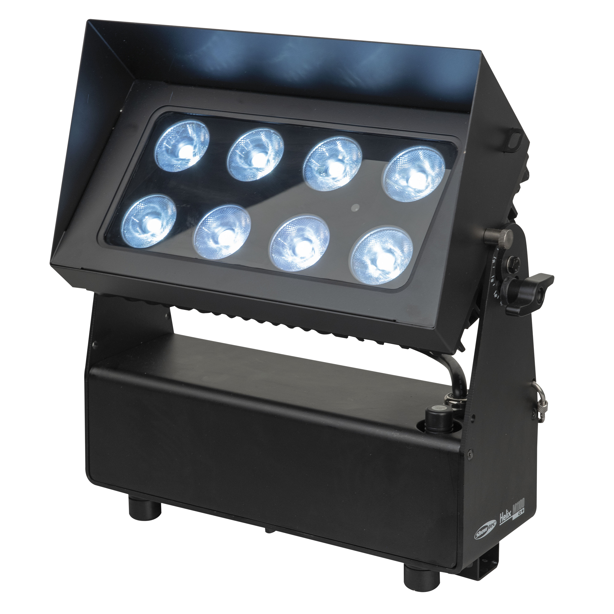 SHOWTEC Helix M1100 Q4 Mobile Wash RGBW 8 LED da 10 W (WDMX)