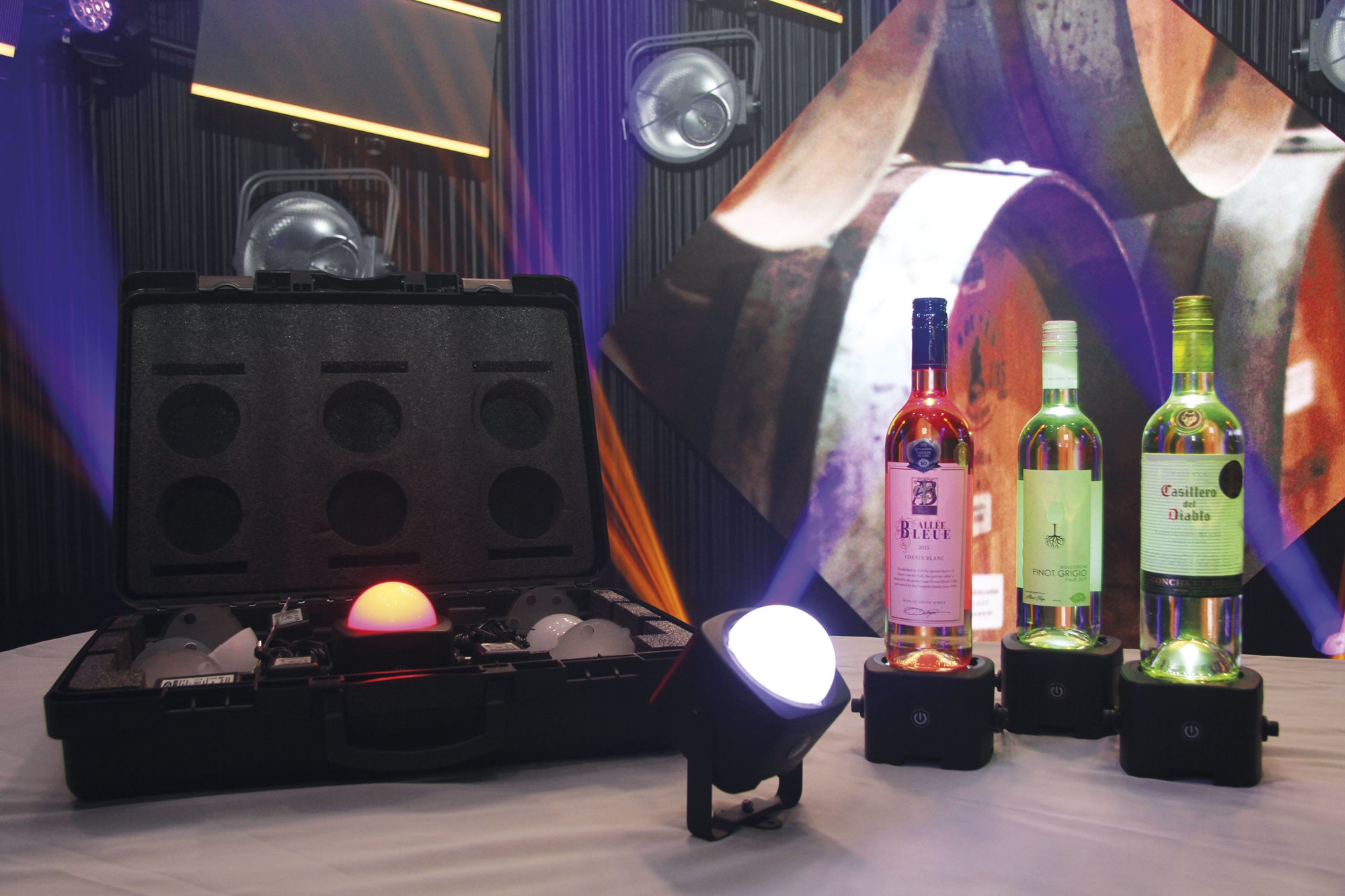 SHOWTEC Case for 6x EventDOT 15 Compreso lo spazio per gli accessori