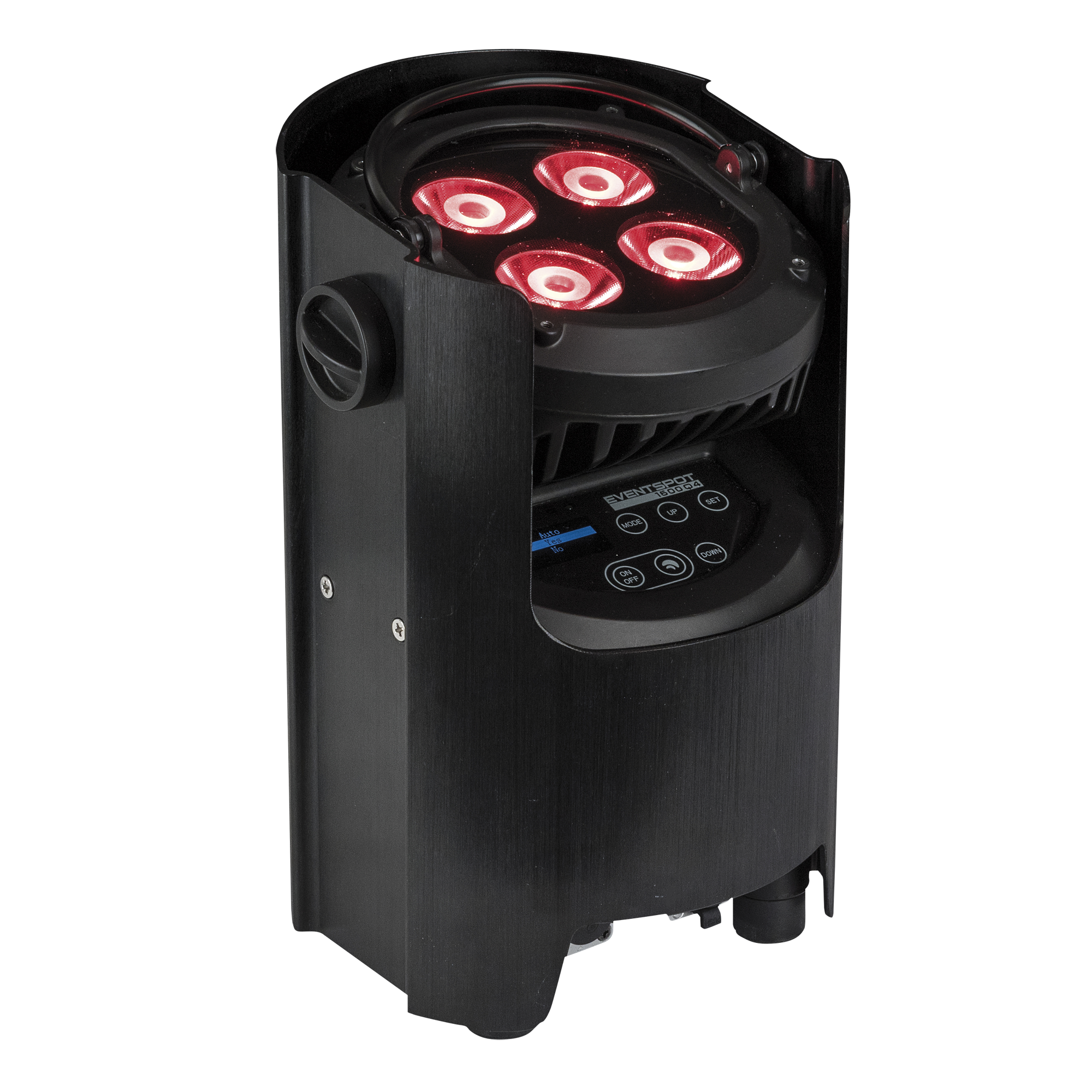SHOWTEC EventSpot 1600 Q4 Black 4x 12W RGBW - alimentata a batteria - nero