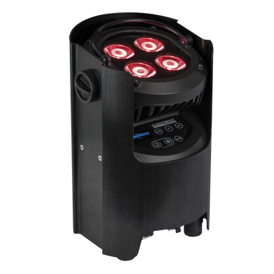 SHOWTEC EventSpot 1600 Q4 Black 4x 12W RGBW - alimentata a batteria - nero