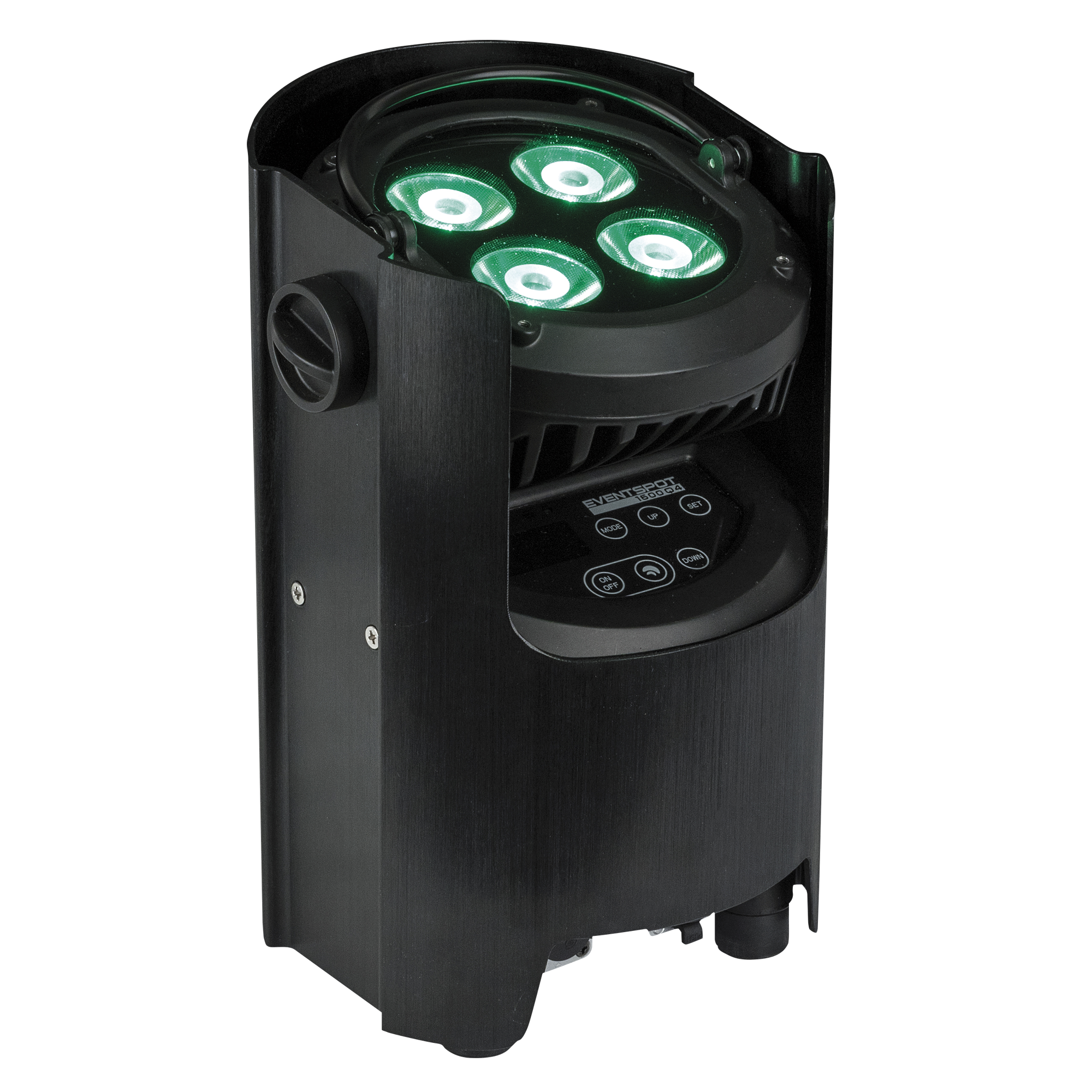 SHOWTEC EventSpot 1600 Q4 Black 4x 12W RGBW - alimentata a batteria - nero