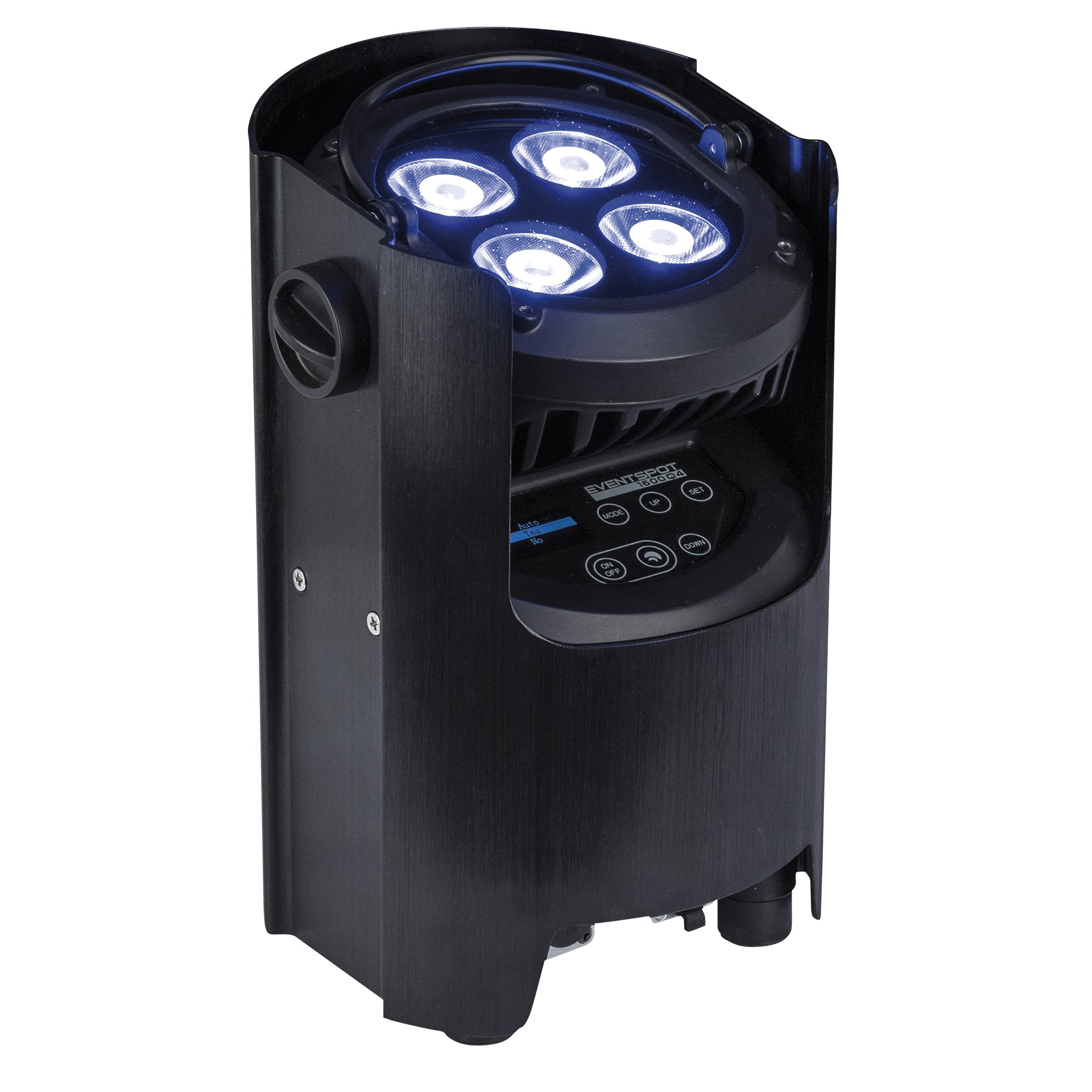 SHOWTEC EventSpot 1600 Q4 Black 4x 12W RGBW - alimentata a batteria - nero