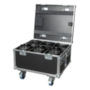 SHOWTEC EventSpot 1600 Q4 Set Black Valigetta con caricabatterie e 6x EventSpot 1600 Q4 - nero