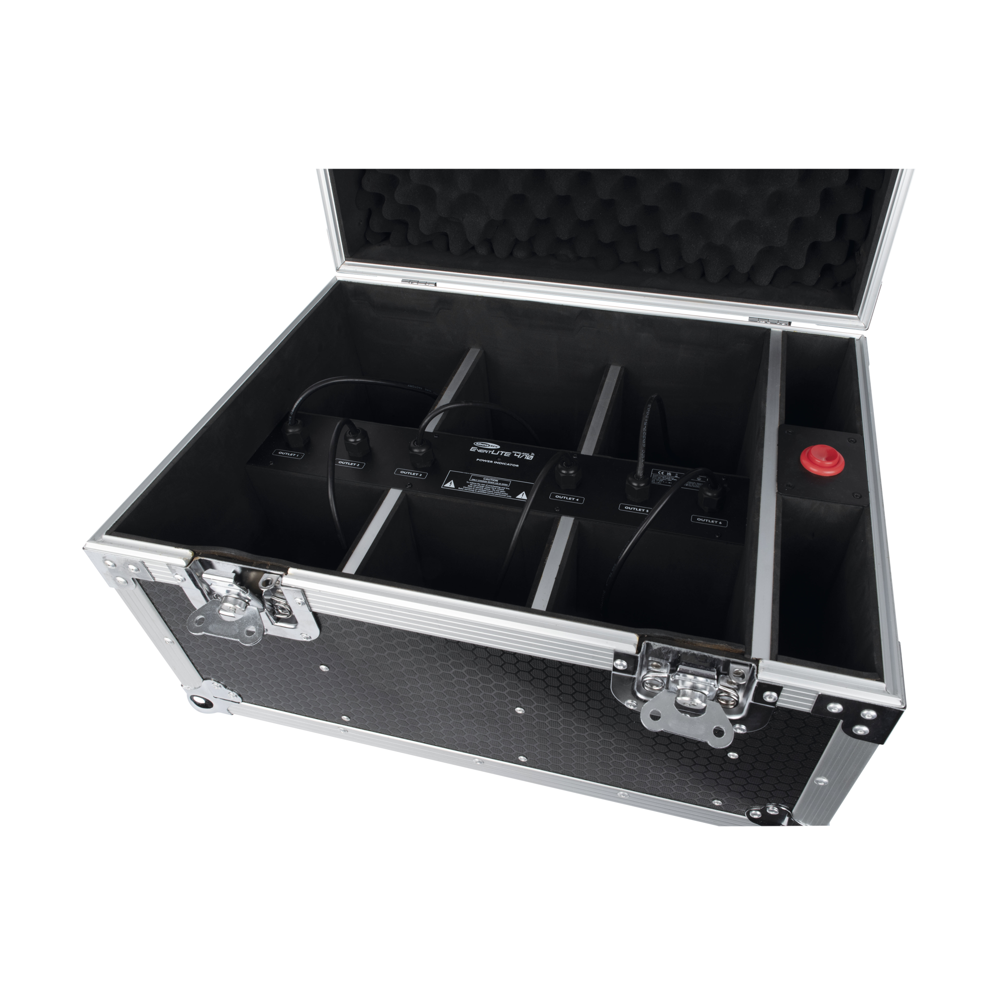 SHOWTEC EventLITE 4/10 Q6 Set Valigetta di trasporto incl. 6 EventLITE 4/10 Q6