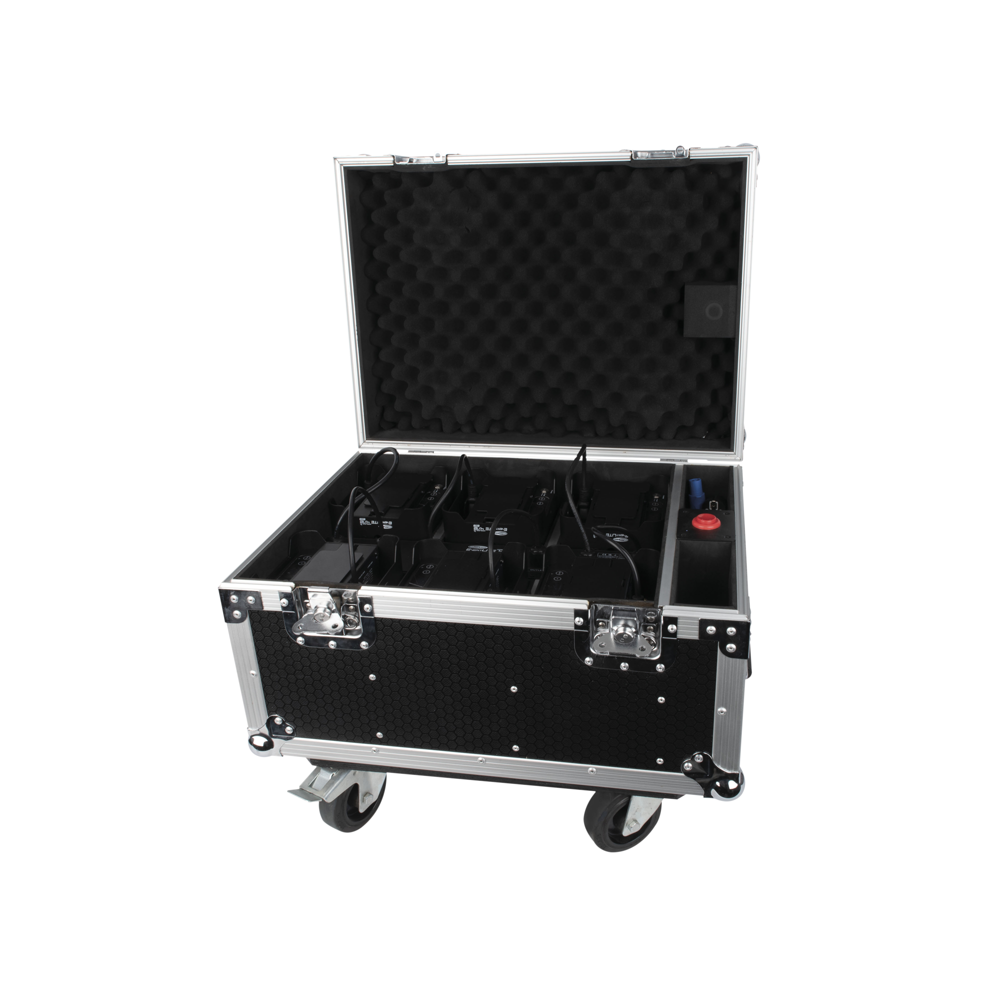 SHOWTEC EventLITE 4/10 Q6 Set Valigetta di trasporto incl. 6 EventLITE 4/10 Q6