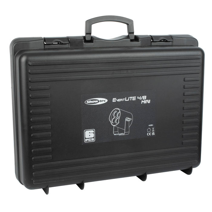 SHOWTEC Case for 6x EventLITE 4/8 Mini Con vano per accessori
