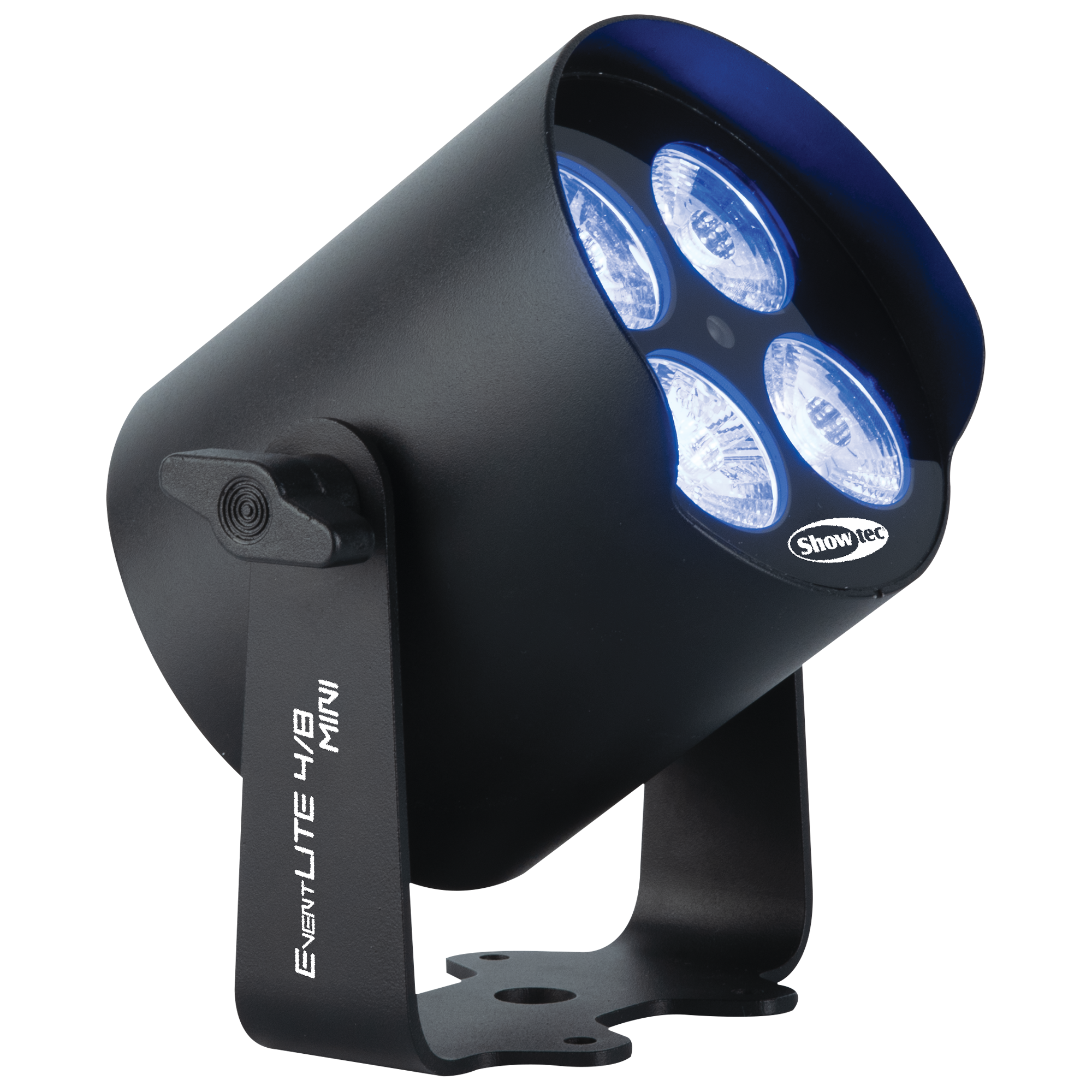 SHOWTEC EventLITE 4/8 Mini Q6 Black Spot mobile IP65 - alimentata a batteria - nero