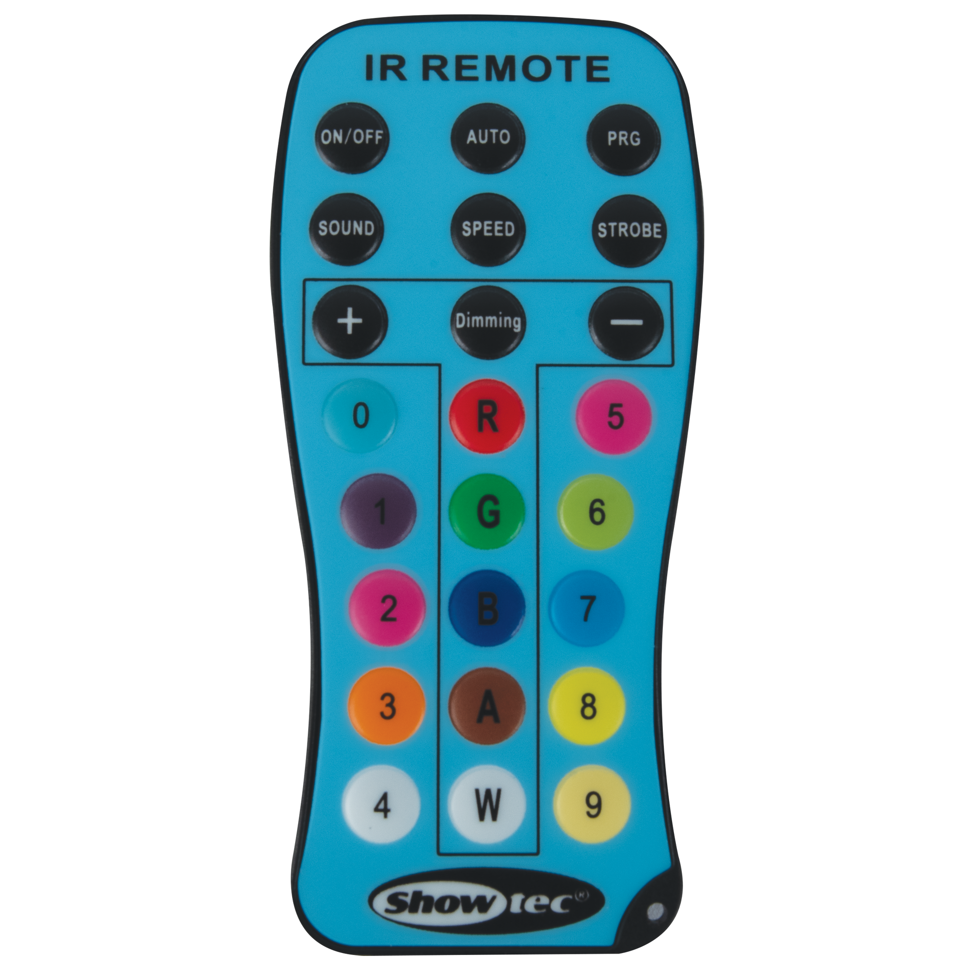 SHOWTEC EventLITE 4/8 Mini Q6 Black Spot mobile IP65 - alimentata a batteria - nero
