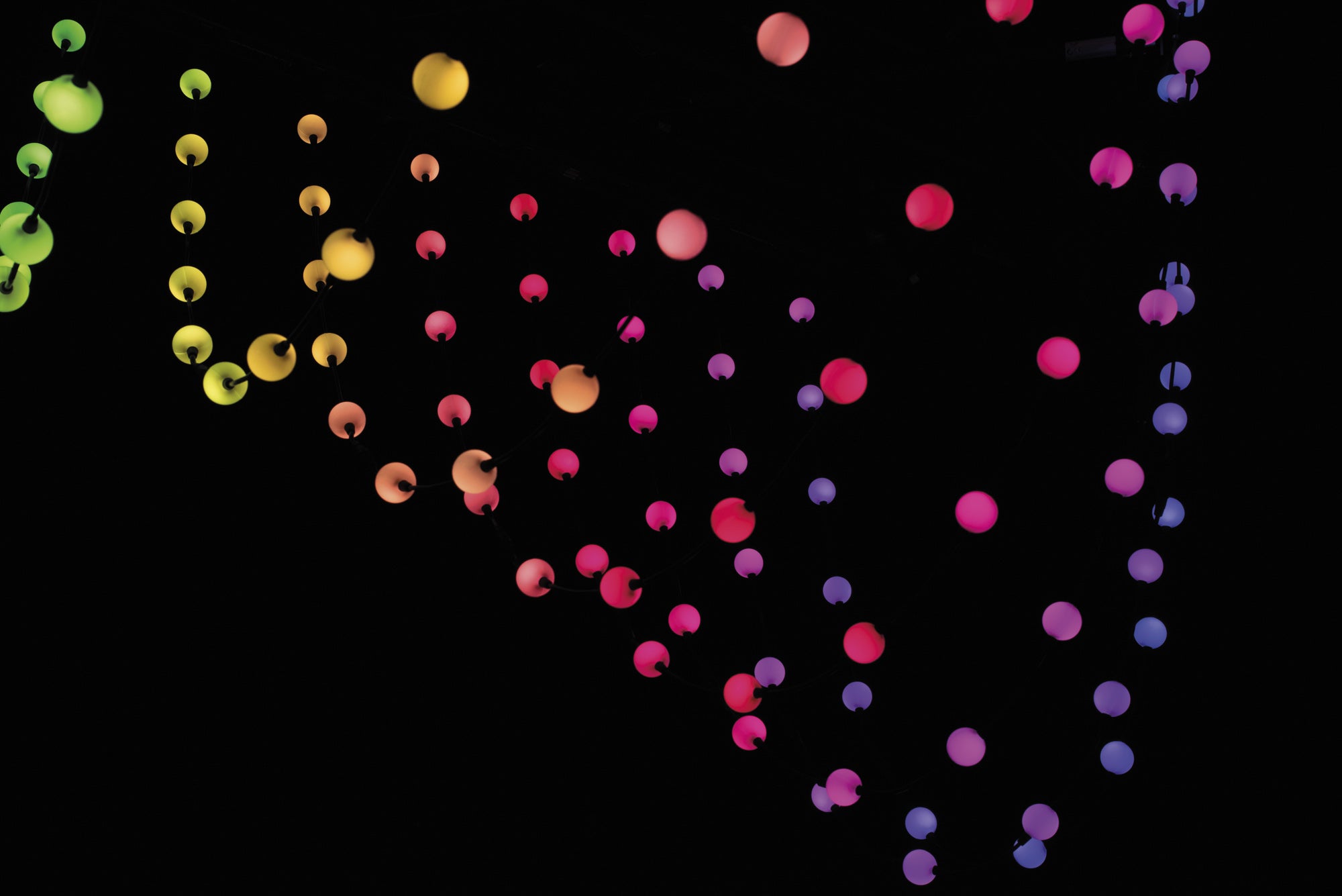 SHOWTEC Pixel Bubble 75 set Matrice di sfere LED multicolore