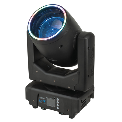 SHOWTEC Shark - The Meg - Beam One Testa mobile a fascio LED da 100 W compatta con anello LED