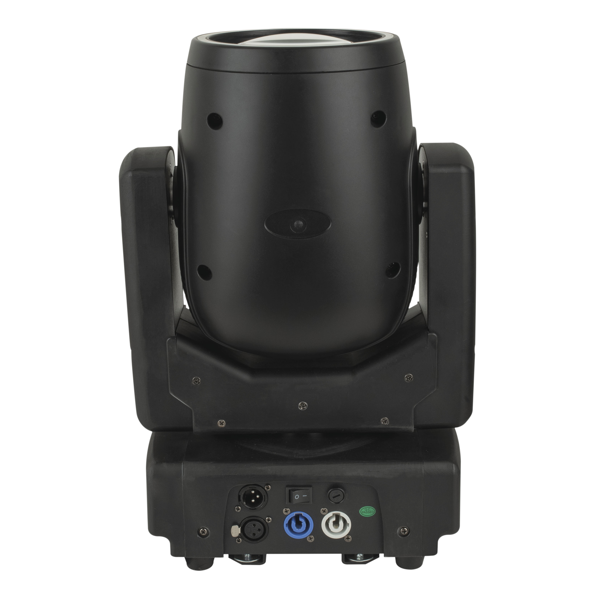 SHOWTEC Shark - The Meg - Beam One Testa mobile a fascio LED da 100 W compatta con anello LED