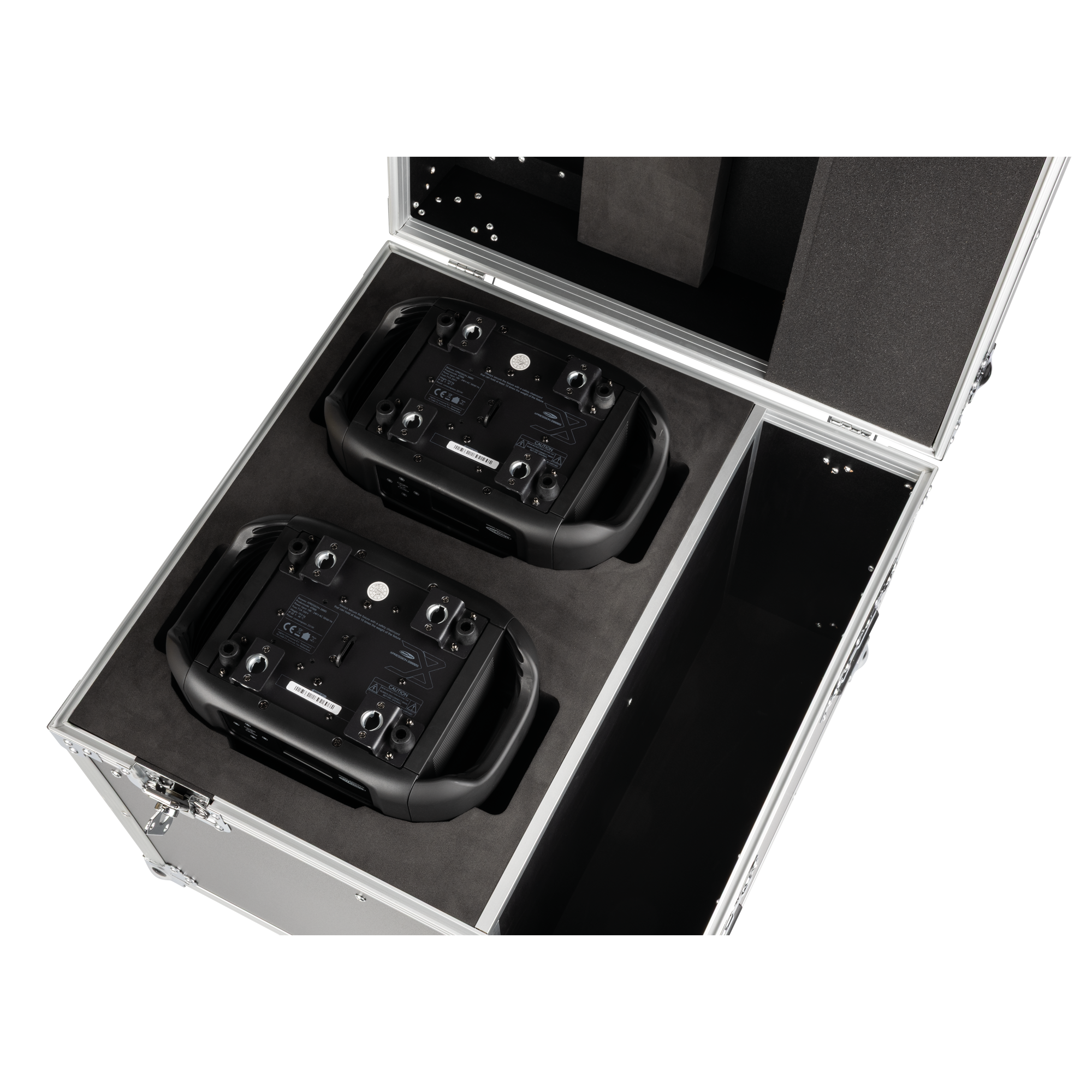 SHOWTEC Case for 2x Xpression 2000 Con scomparti per gli accessori