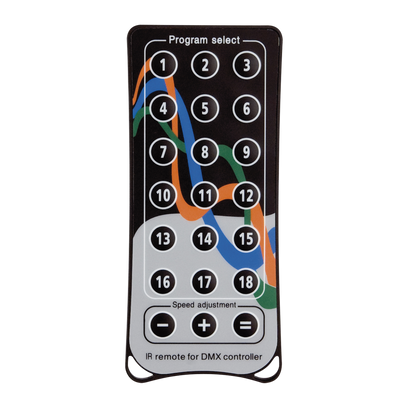 SHOWTEC Quick DMX IR Remote Telecomando opzionale per Rack 1024