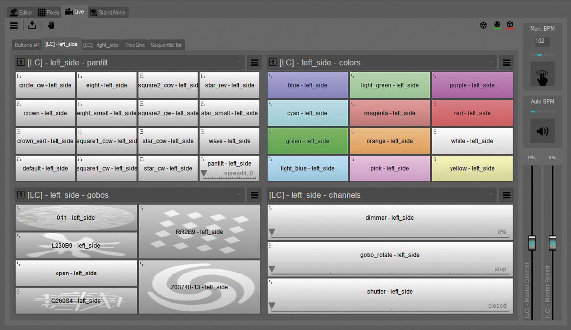 SHOWTEC Quick DMX IR Remote Telecomando opzionale per Rack 1024