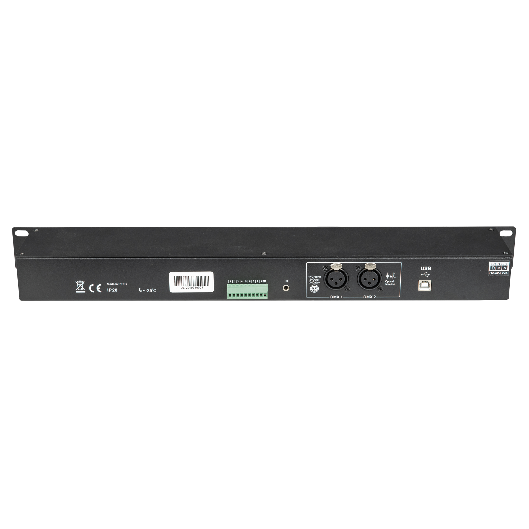 SHOWTEC Quick DMX Rack 1024 1024 Canali