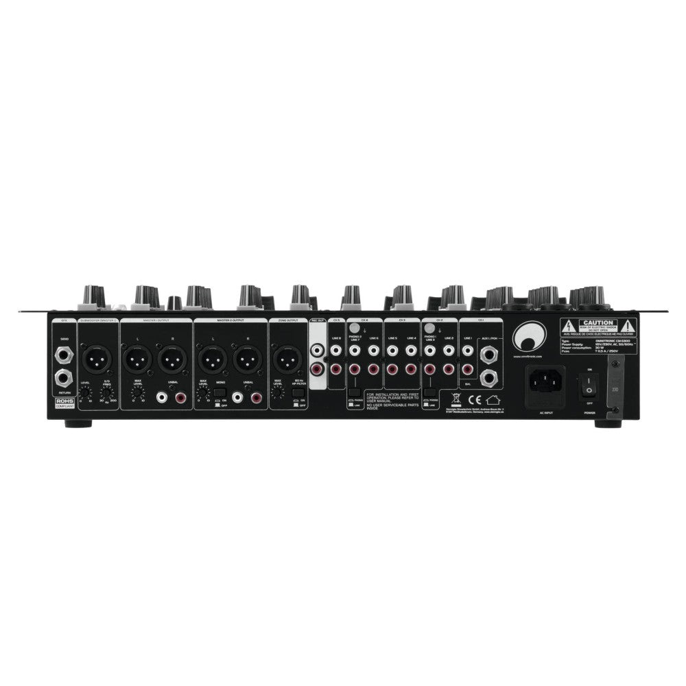 OMNITRONIC CM-5300 Mixer DJ a 5 Canali
