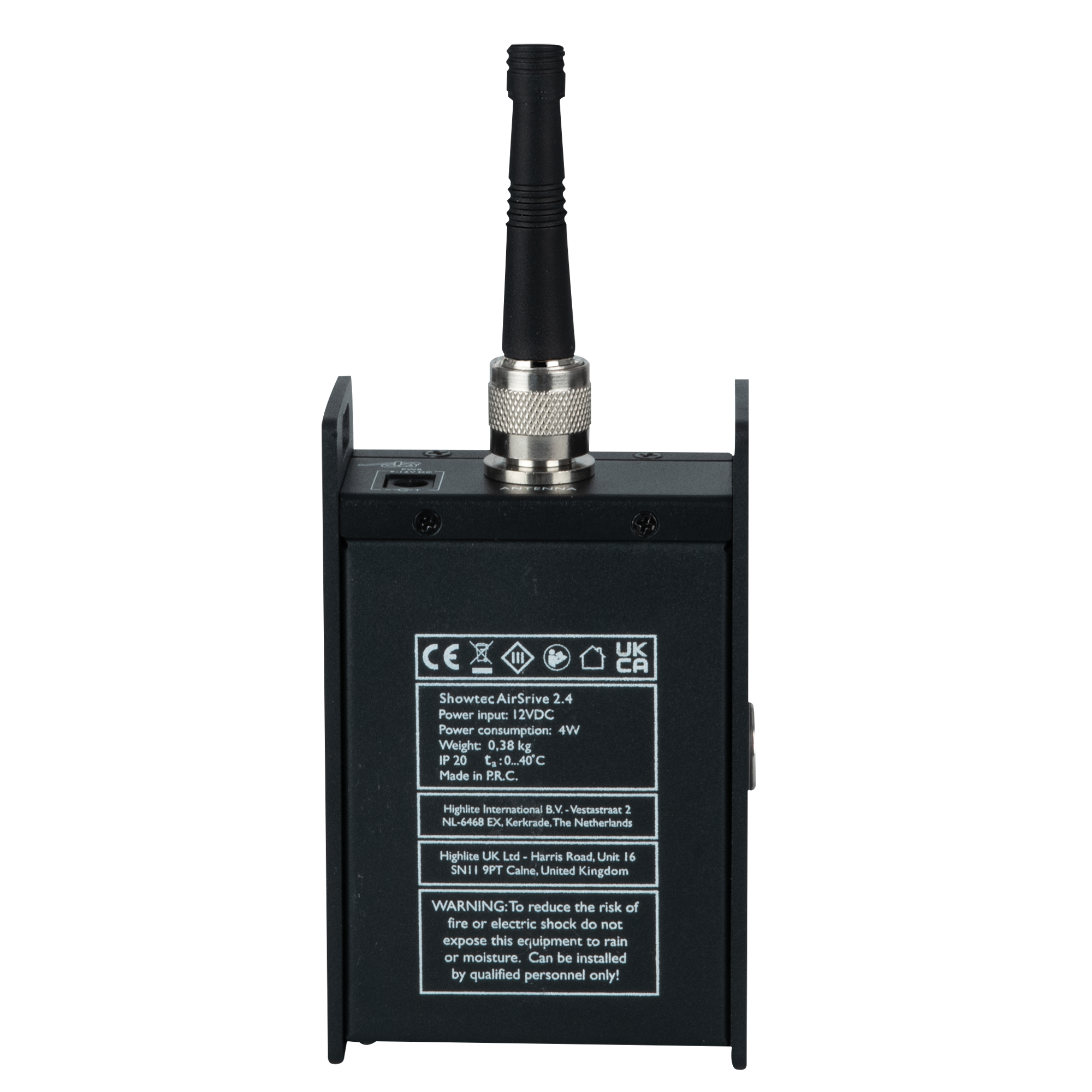 SHOWTEC AirDrive 2.4 Pocket 5-pin XLR DMX transceiver Ricetrasmettitore DMX XLR a 5 pin
