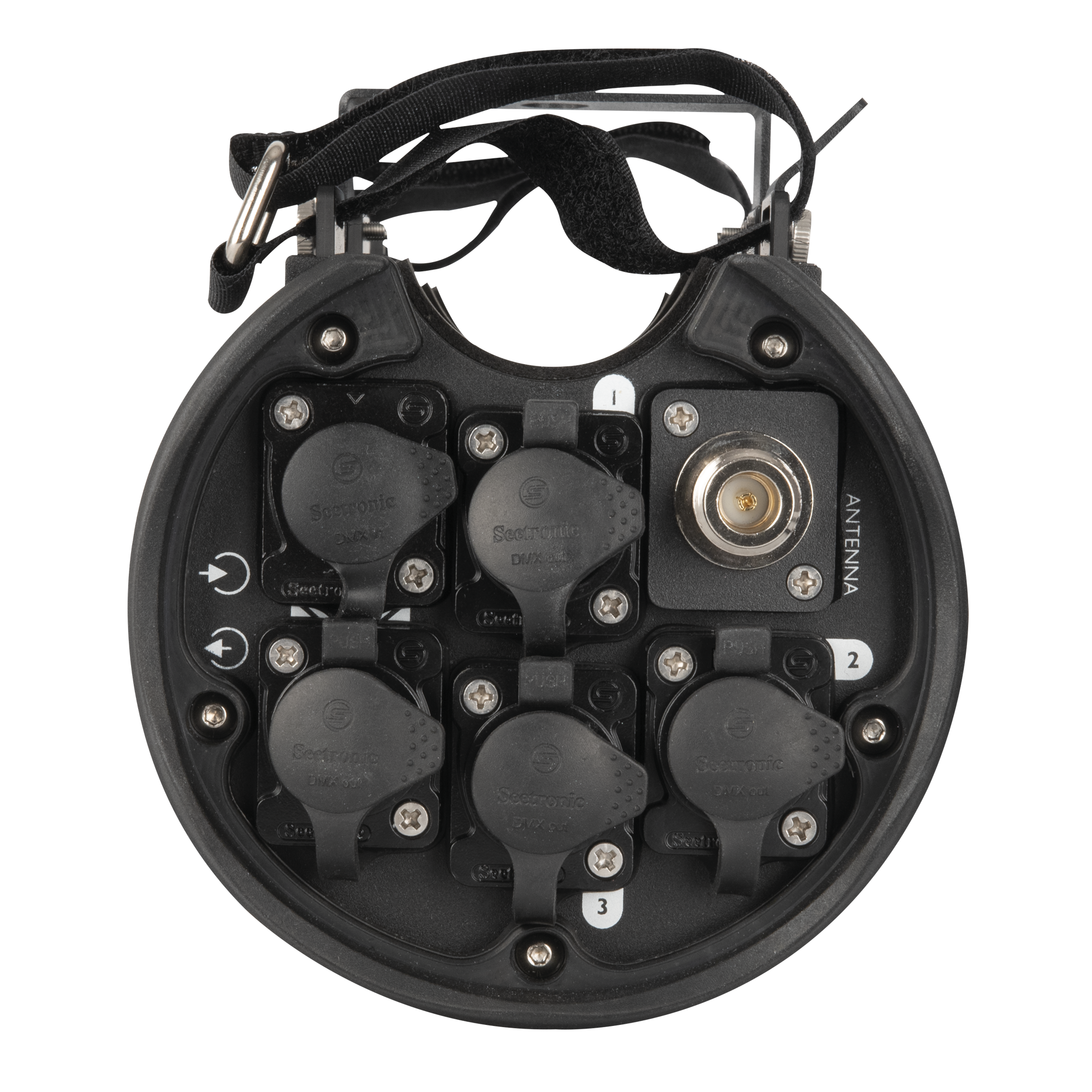 SHOWTEC AirDrive 2.4 IP 5-pin XLR DMX transceiver Ricetrasmettitore DMX a 5 pin XLR