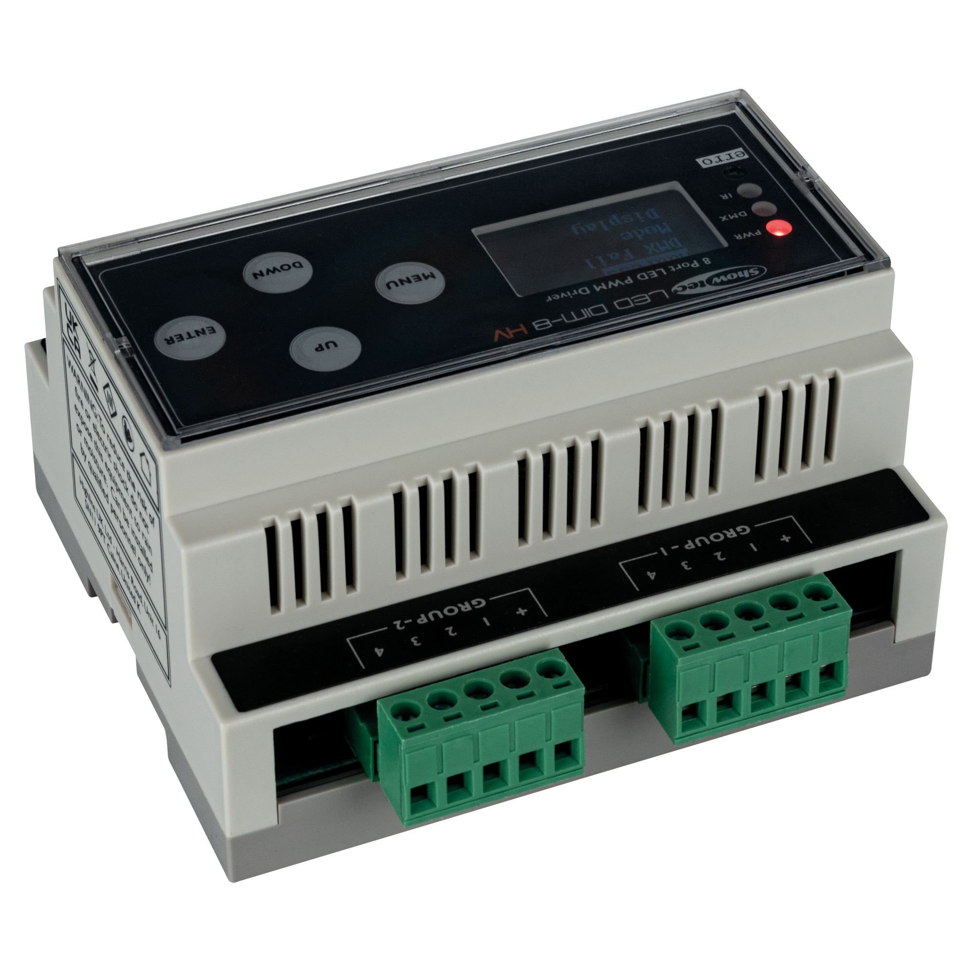 Showtec LED Dim-8 HV Guía DIN