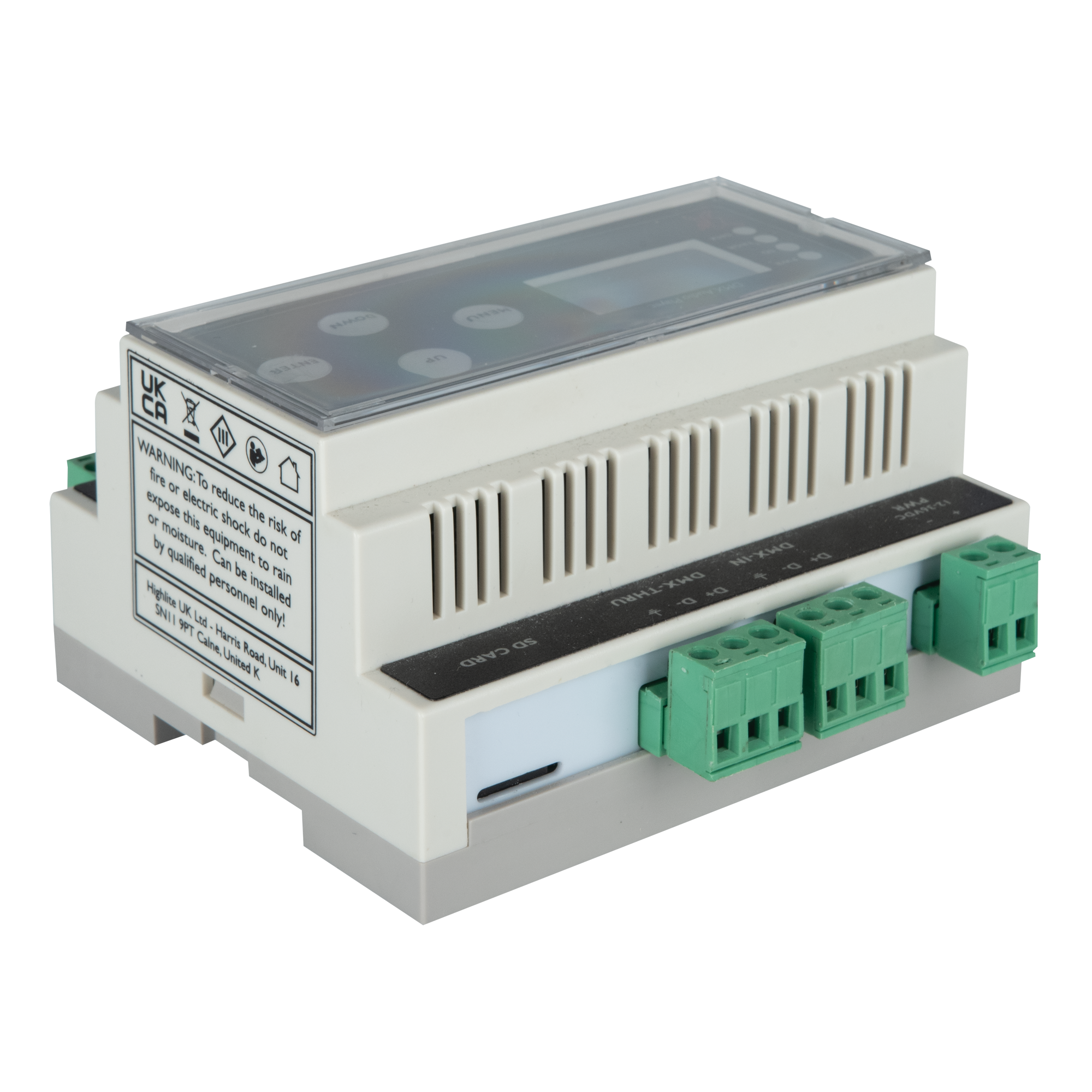 Showtec Melodist Install DMX-controllable WAV player Lettore WAV controllabile via DMX