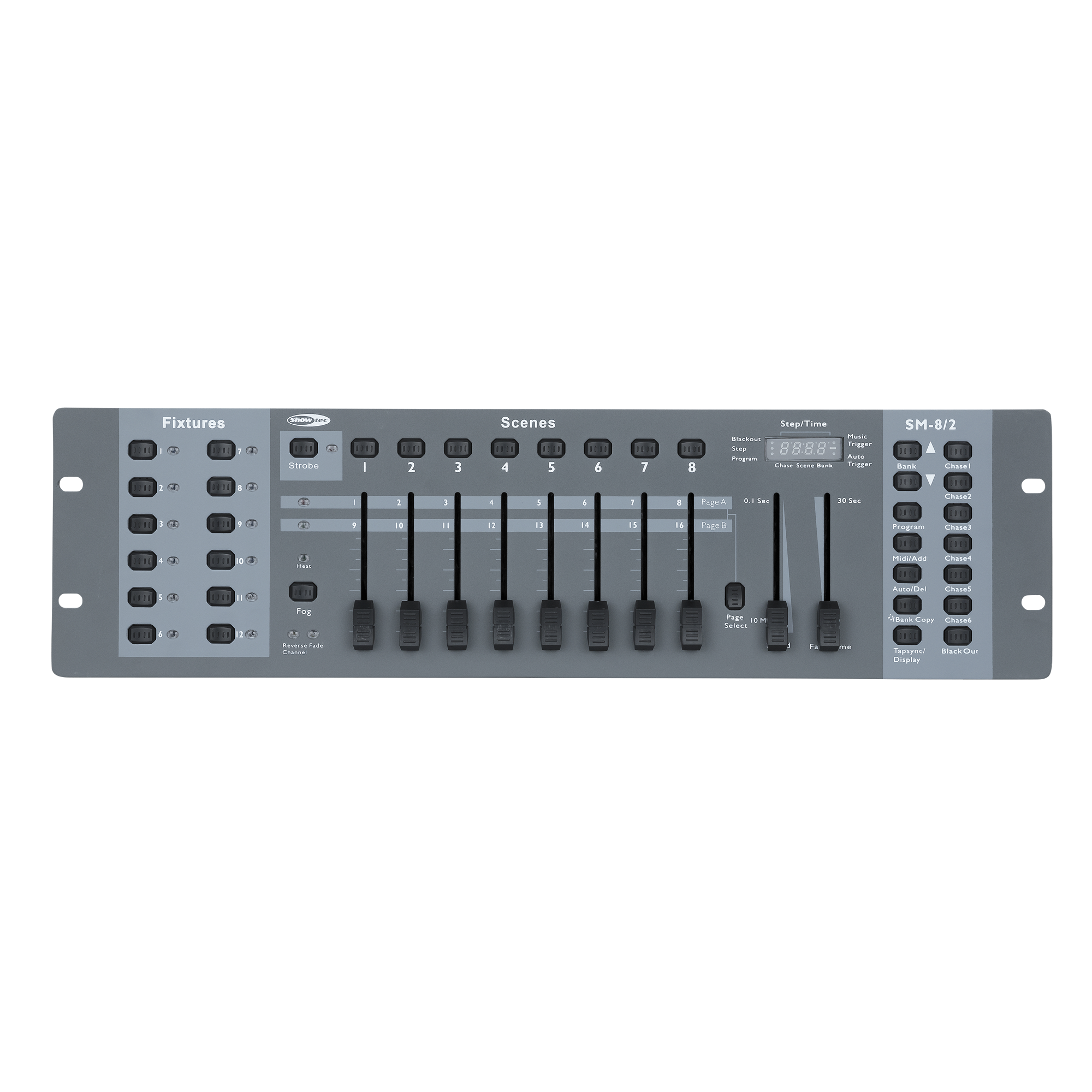Showtec SM-8/2 16-Channel Lighting Desk Banco Luci a 16 canali