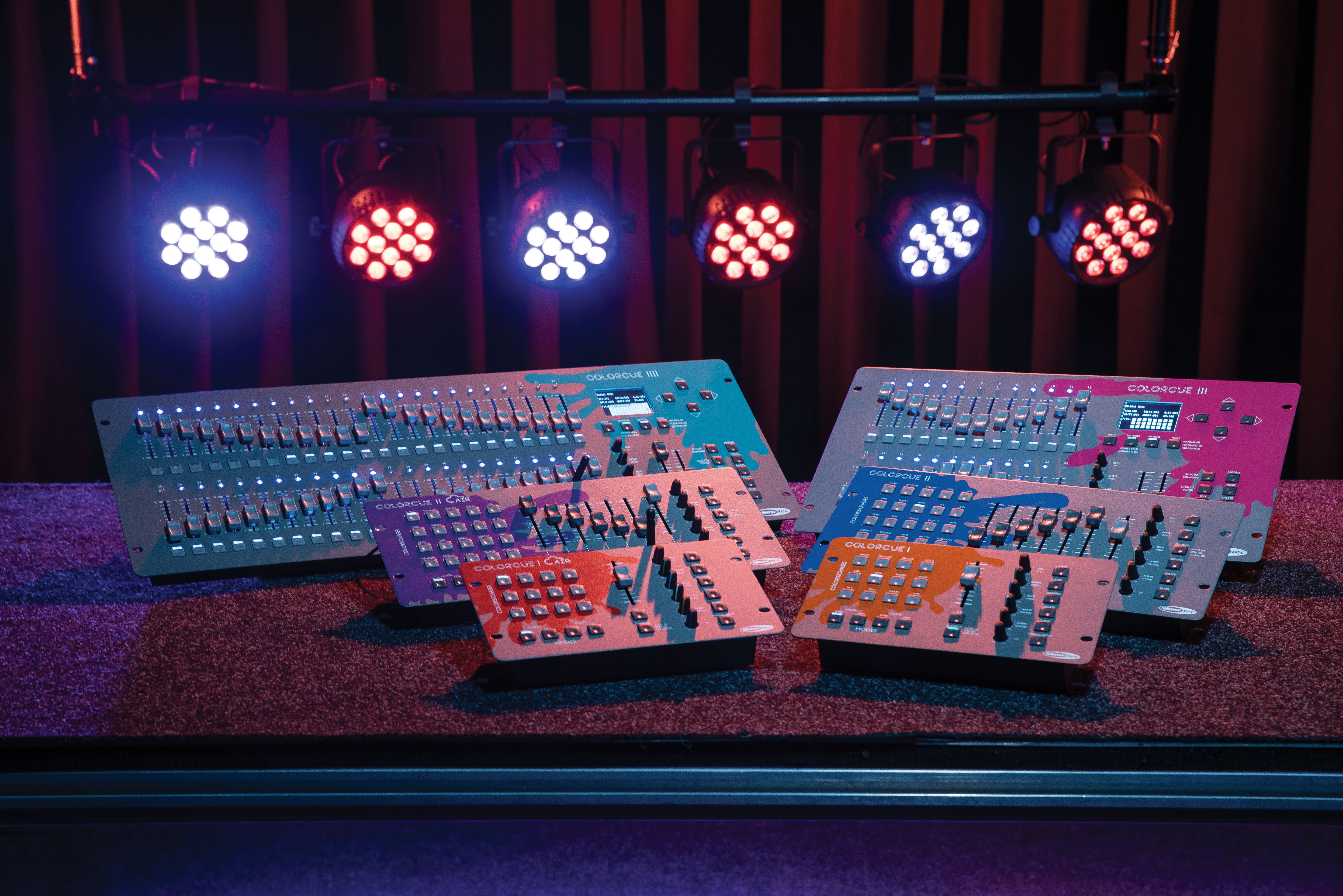 Showtec ColorCue 1 Intelligent 1-fader, 6-colour LED controller LED controller intelligente 1 fader, 6 colori