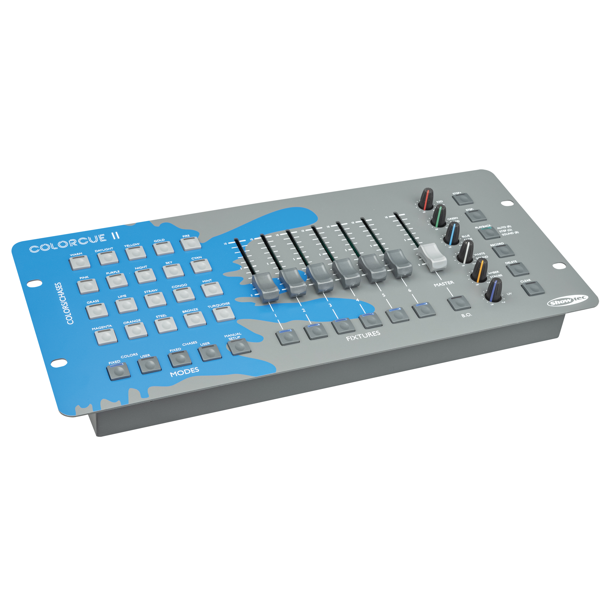 Showtec ColorCue 2 Intelligent 6-fader, 6-colour LED controller LED controller intelligente 6 fader, 6 colori