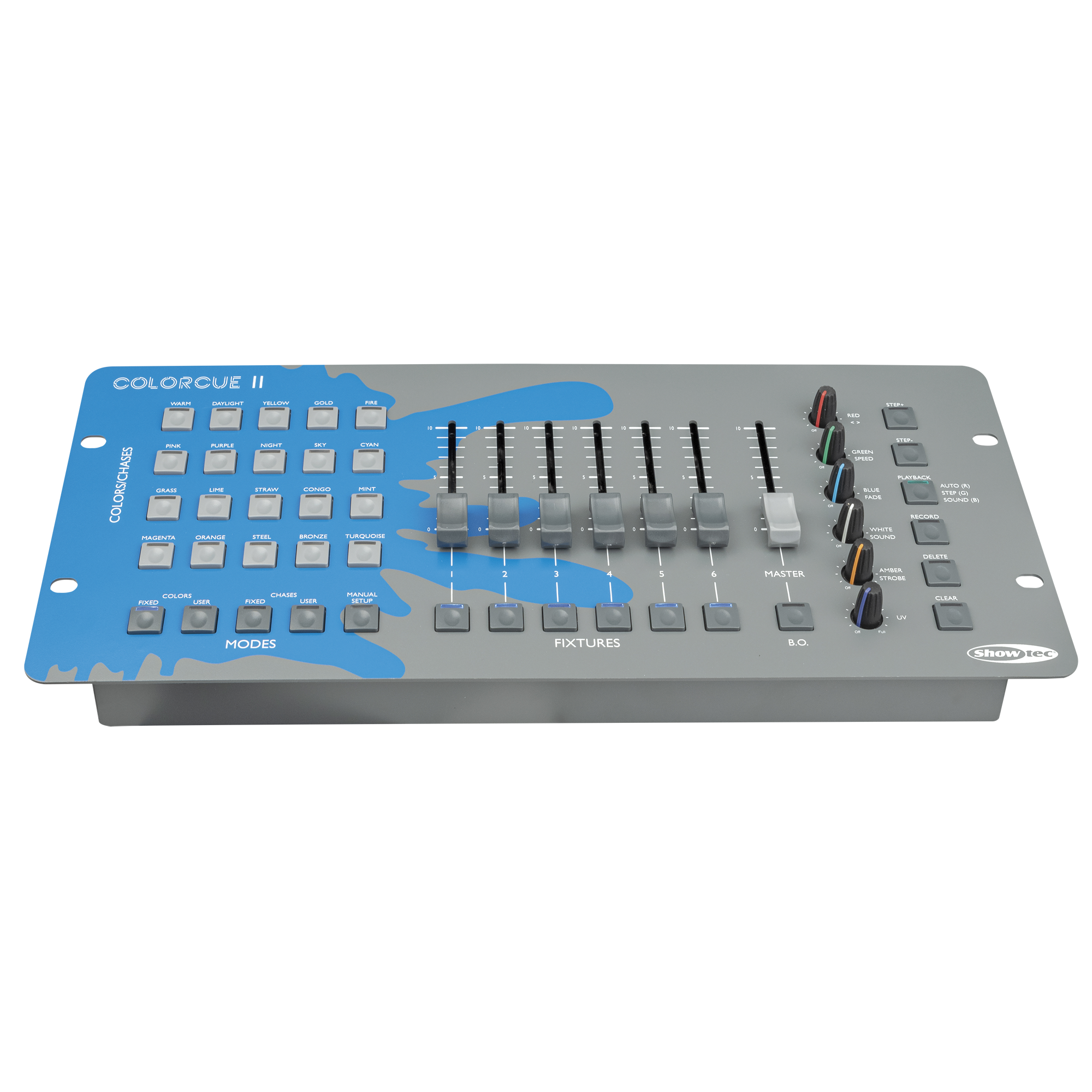 Showtec ColorCue 2 Intelligent 6-fader, 6-colour LED controller LED controller intelligente 6 fader, 6 colori