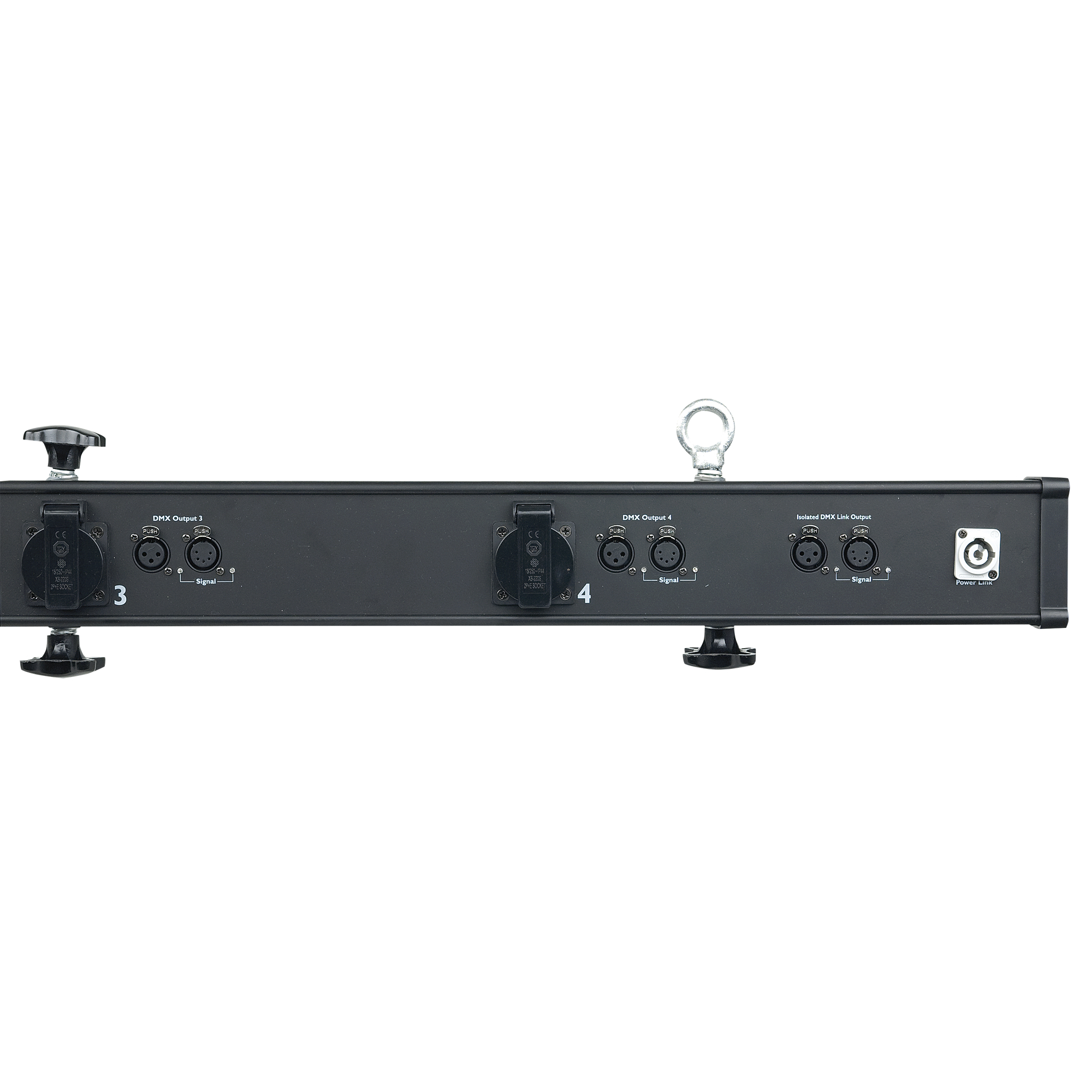 SHOWTEC DMX Booster Bar 4 4-channel DMX Booster 3P & 5P XLR Booster DMX a 4 canali 3 & 5poli XLR