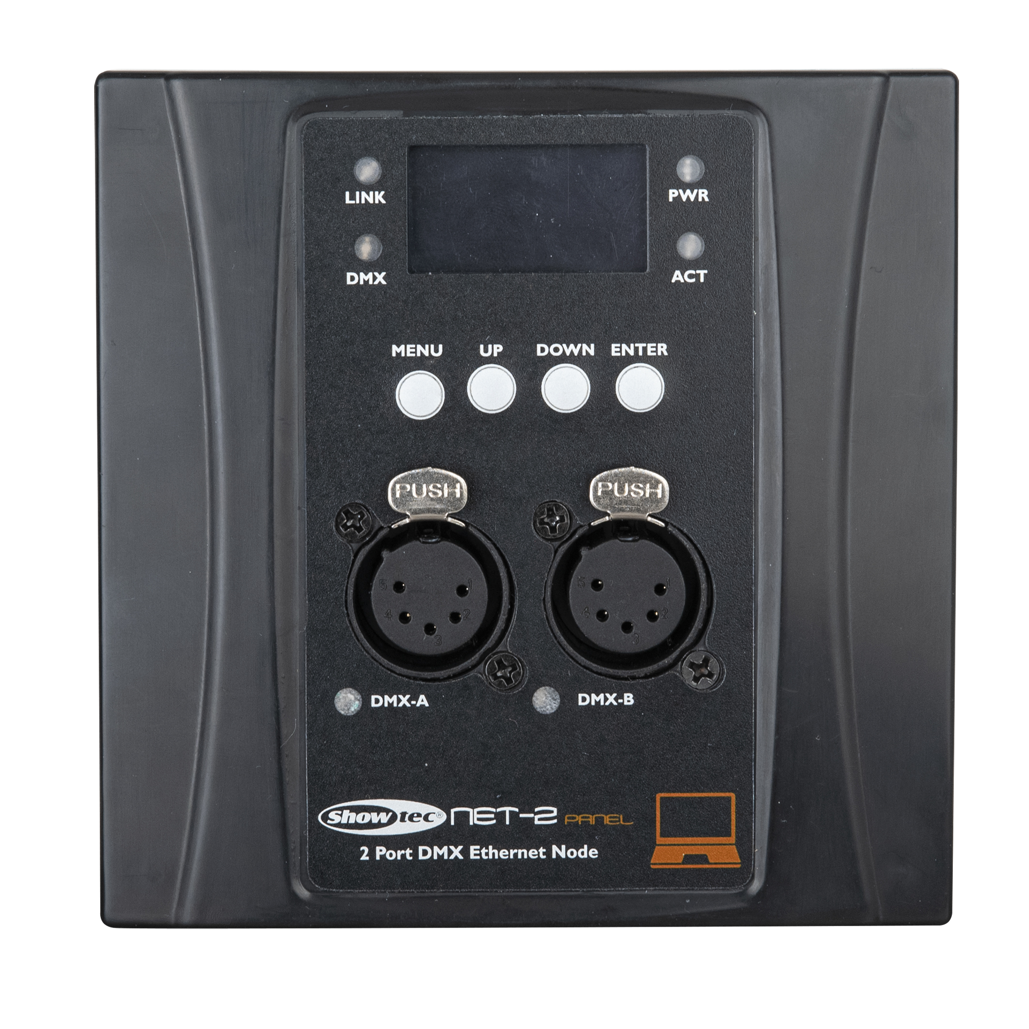 Showtec NET-2 Panel 5-pin - black housing 5 poli - nero